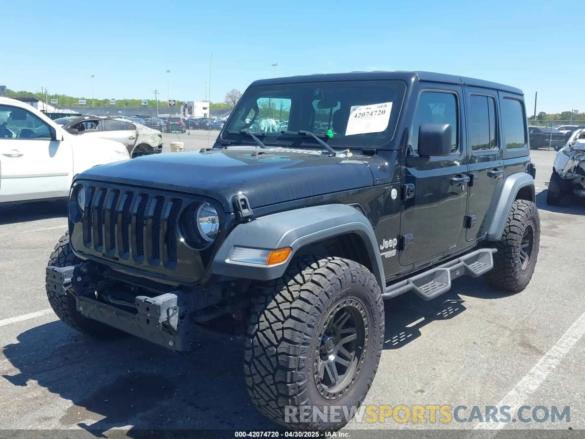 2 Photograph of a damaged car 1C4HJXDG1KW530168 JEEP WRANGLER UNLIMITED 2019