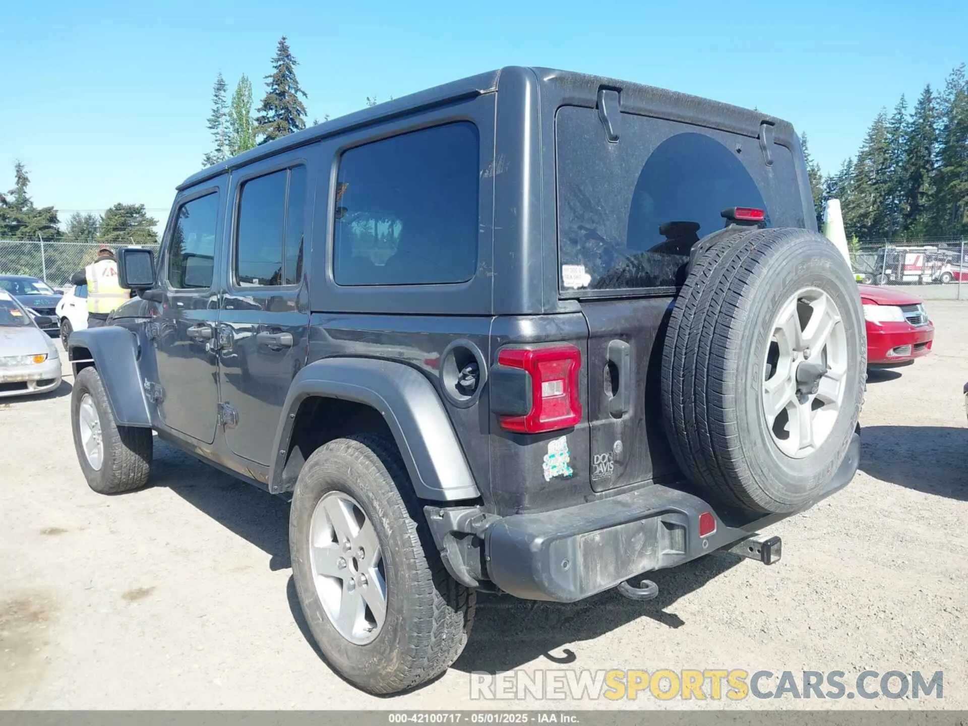 3 Photograph of a damaged car 1C4HJXDG2KW558562 JEEP WRANGLER UNLIMITED 2019