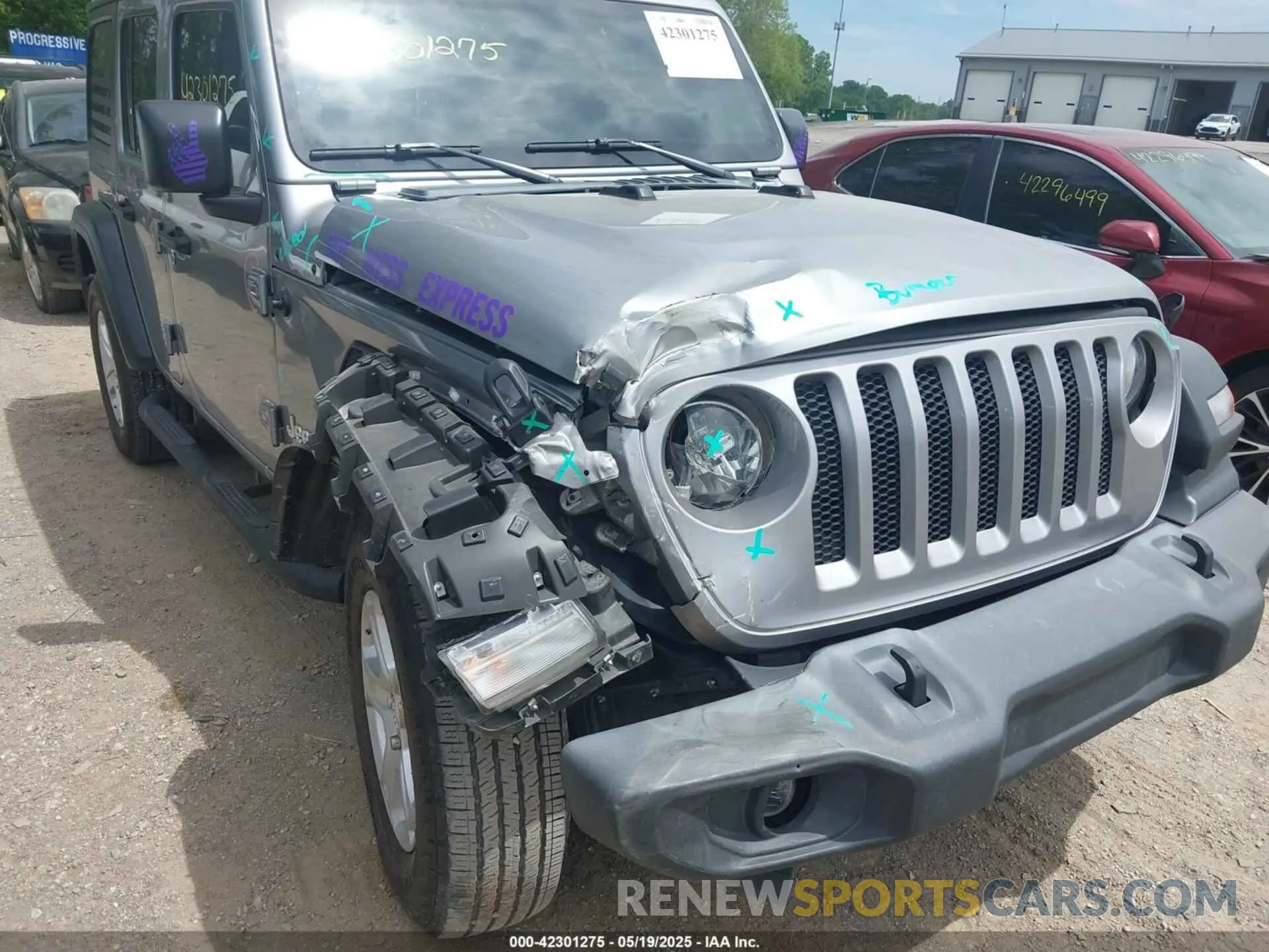 6 Photograph of a damaged car 1C4HJXDG4KW509864 JEEP WRANGLER UNLIMITED 2019