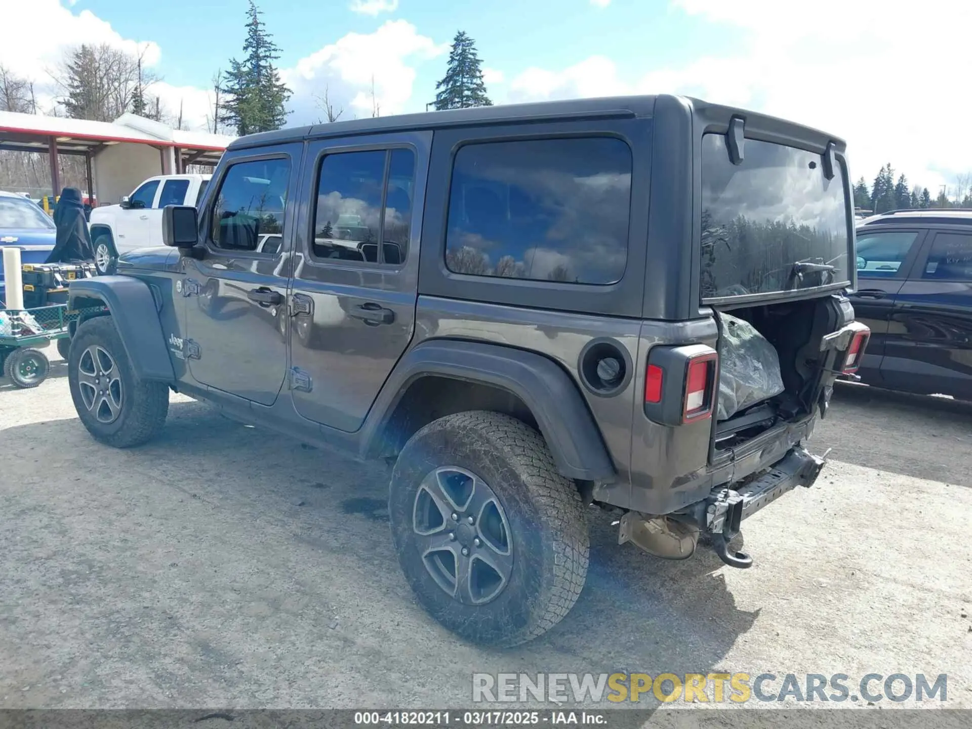 3 Фотография поврежденного автомобиля 1C4HJXDG6KW538685 JEEP WRANGLER UNLIMITED 2019