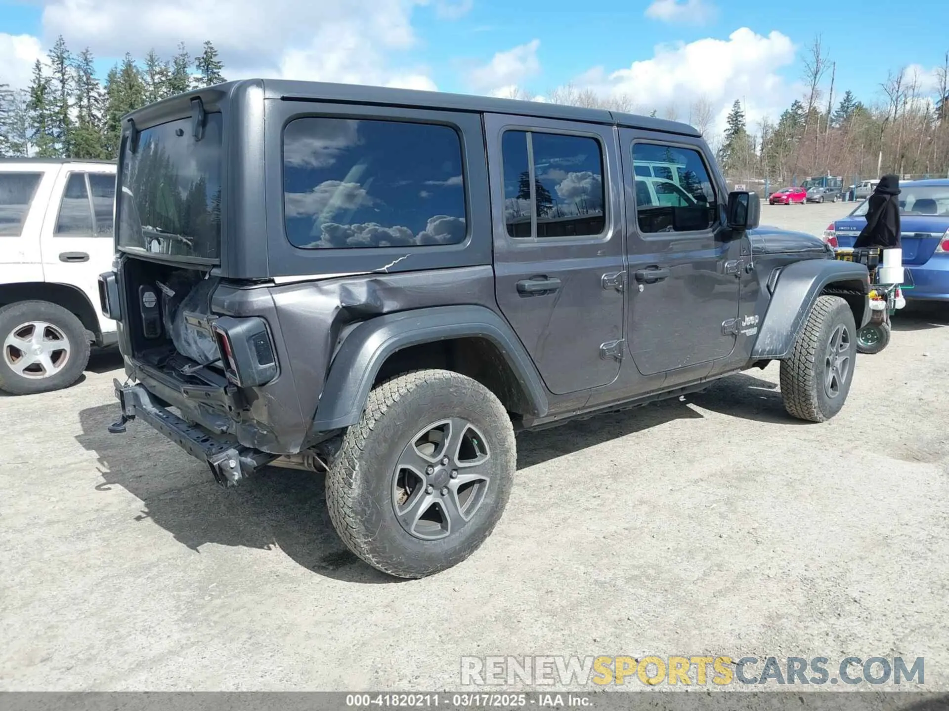 4 Фотография поврежденного автомобиля 1C4HJXDG6KW538685 JEEP WRANGLER UNLIMITED 2019