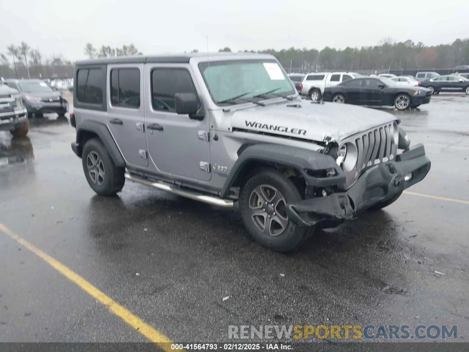 1 Photograph of a damaged car 1C4HJXDG7KW558525 JEEP WRANGLER UNLIMITED 2019