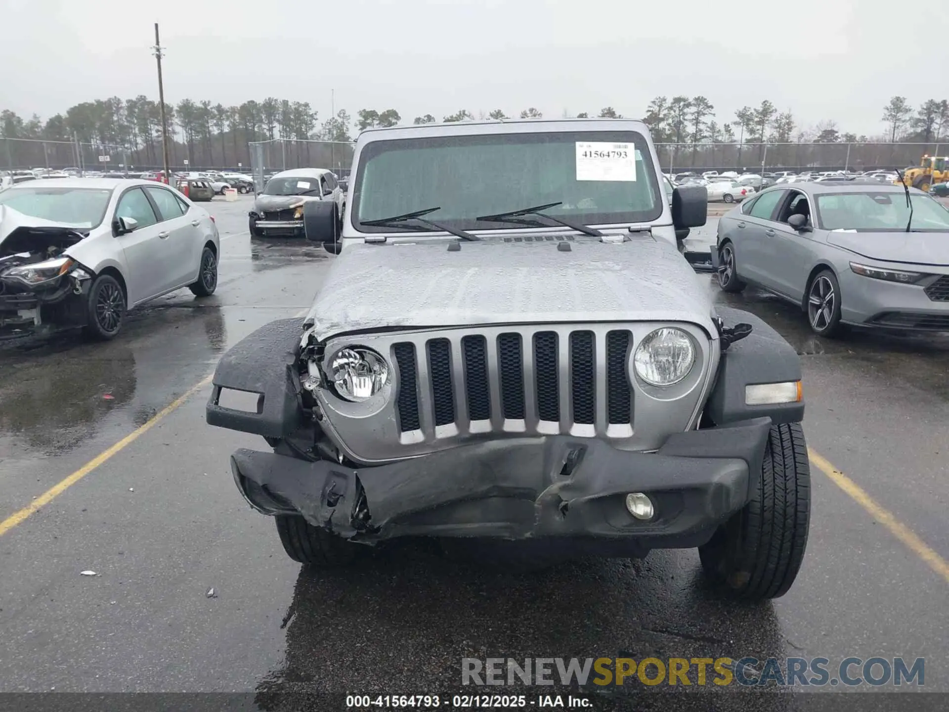 12 Photograph of a damaged car 1C4HJXDG7KW558525 JEEP WRANGLER UNLIMITED 2019