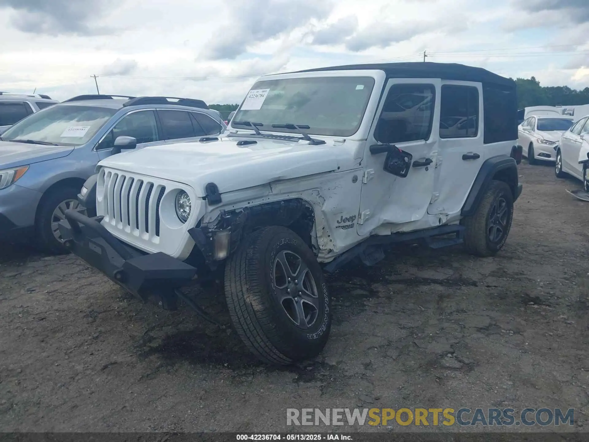 2 Фотография поврежденного автомобиля 1C4HJXDG7KW597096 JEEP WRANGLER UNLIMITED 2019