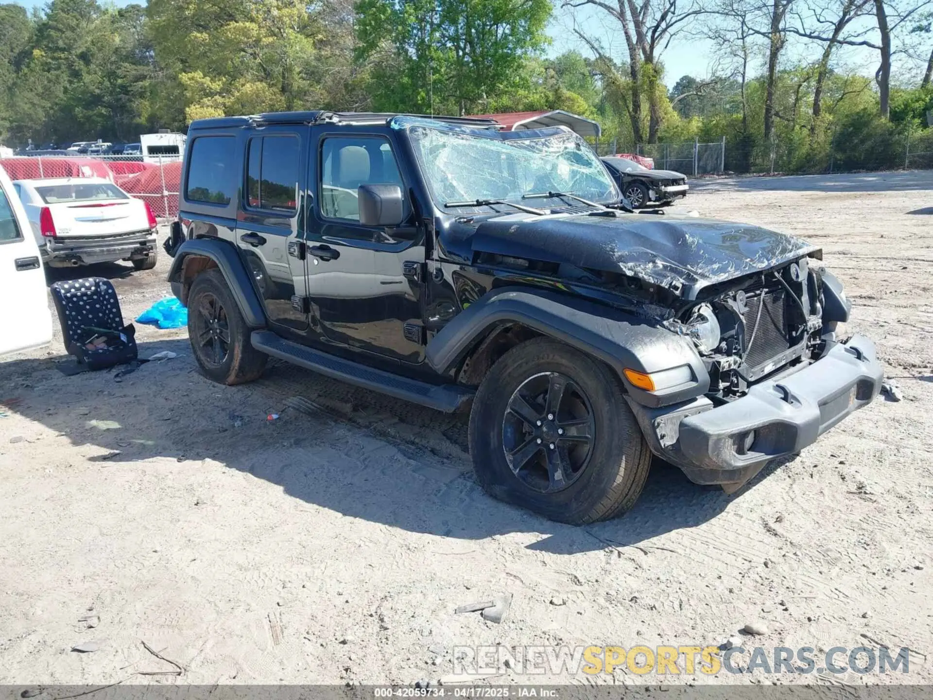 1 Photograph of a damaged car 1C4HJXDG7KW671598 JEEP WRANGLER UNLIMITED 2019