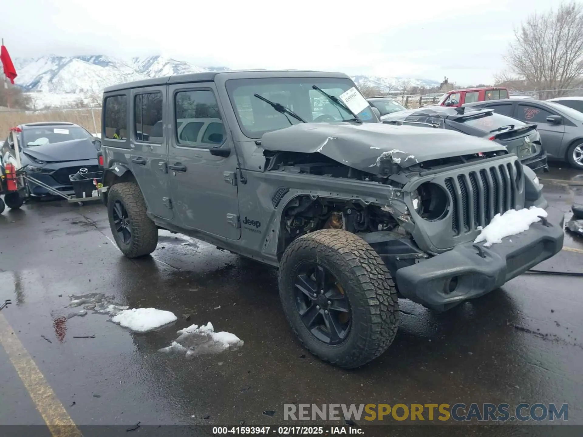 1 Photograph of a damaged car 1C4HJXDG9KW650588 JEEP WRANGLER UNLIMITED 2019