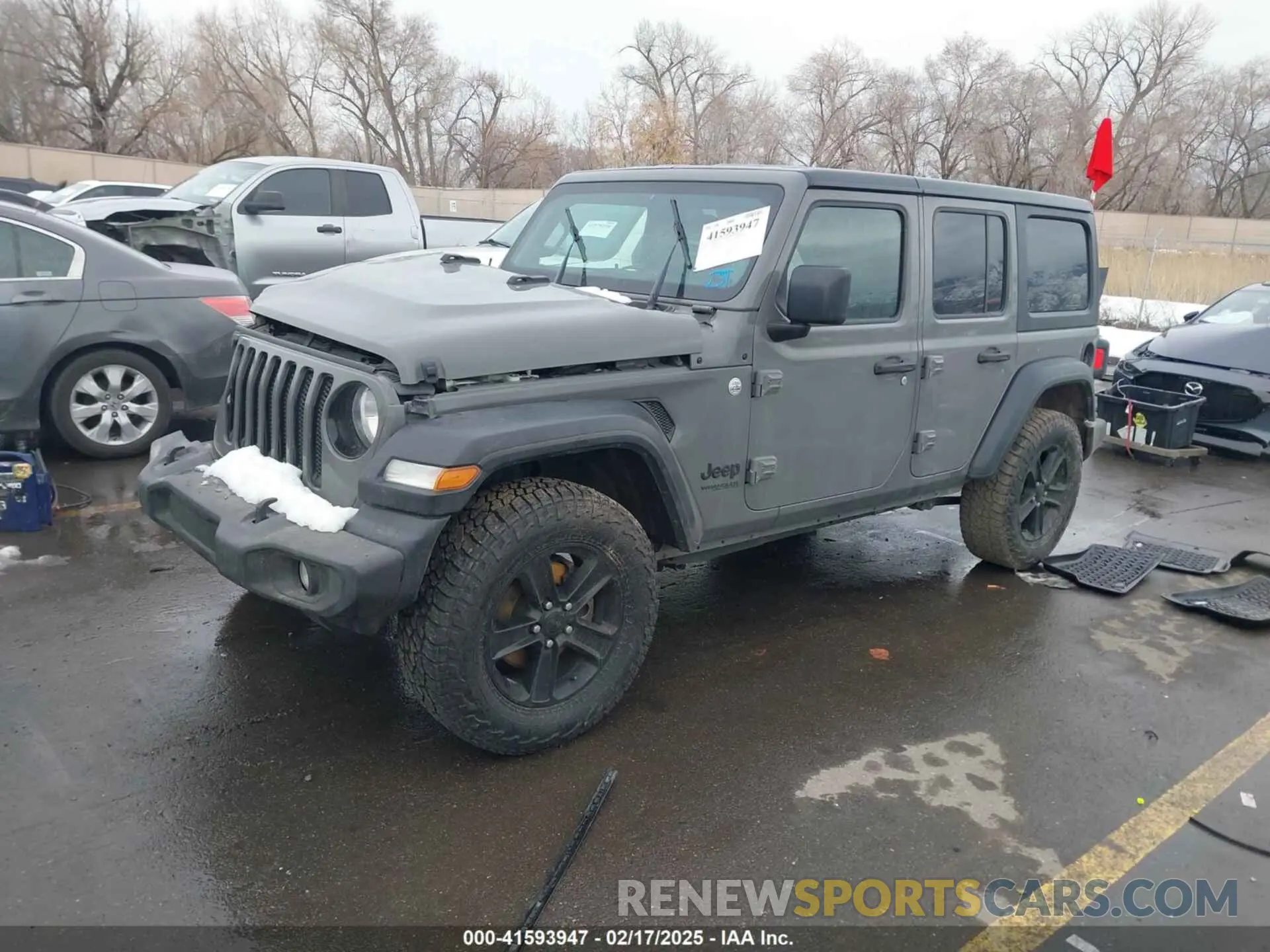 2 Photograph of a damaged car 1C4HJXDG9KW650588 JEEP WRANGLER UNLIMITED 2019