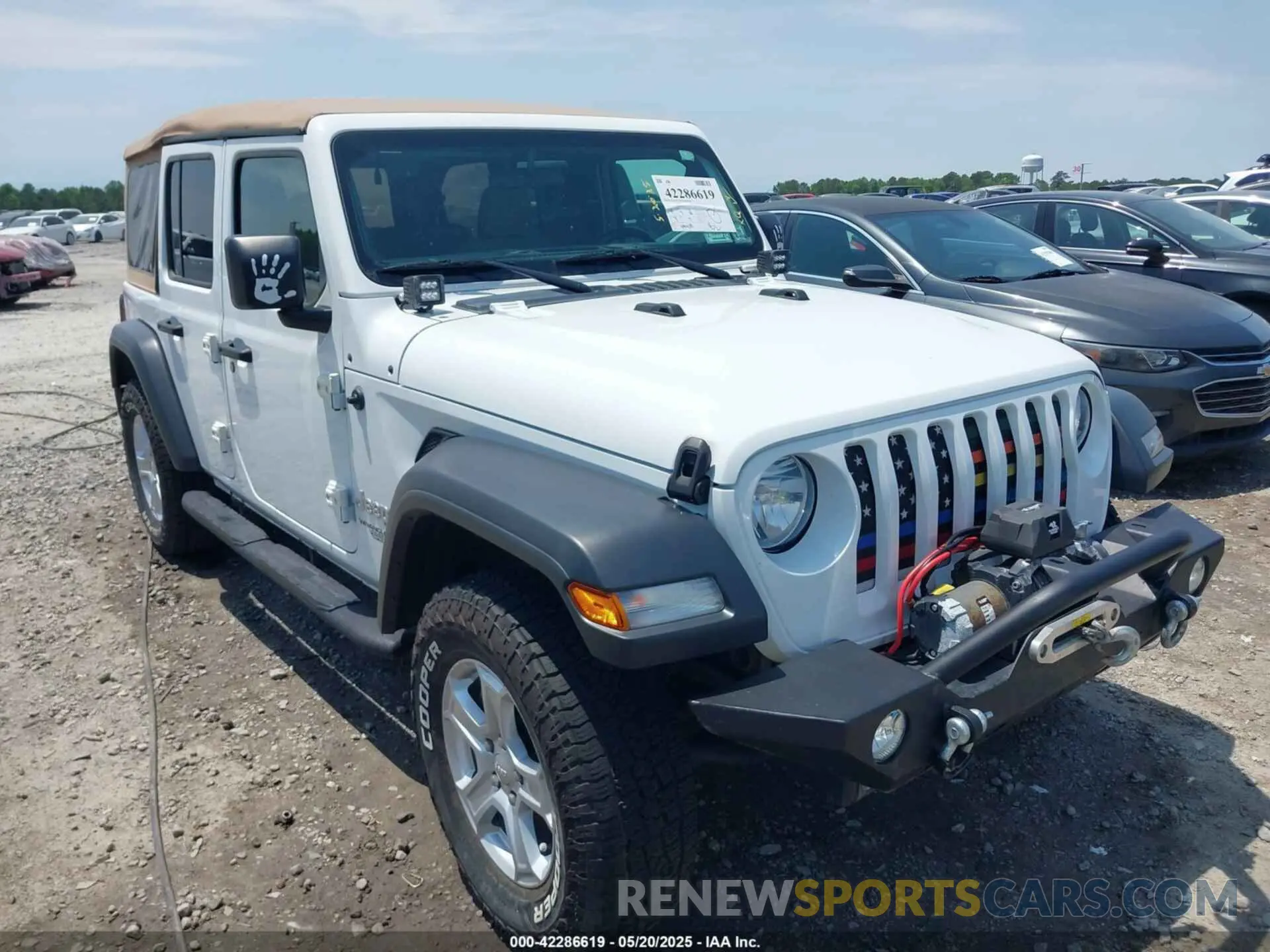1 Photograph of a damaged car 1C4HJXDN2KW508341 JEEP WRANGLER UNLIMITED 2019