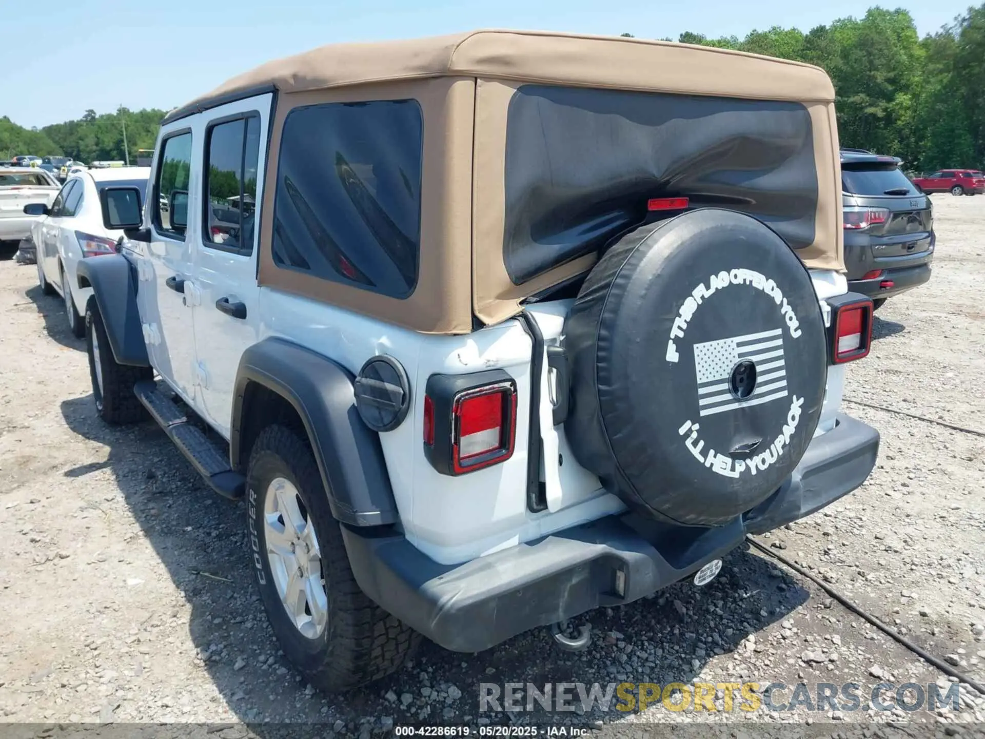 3 Photograph of a damaged car 1C4HJXDN2KW508341 JEEP WRANGLER UNLIMITED 2019