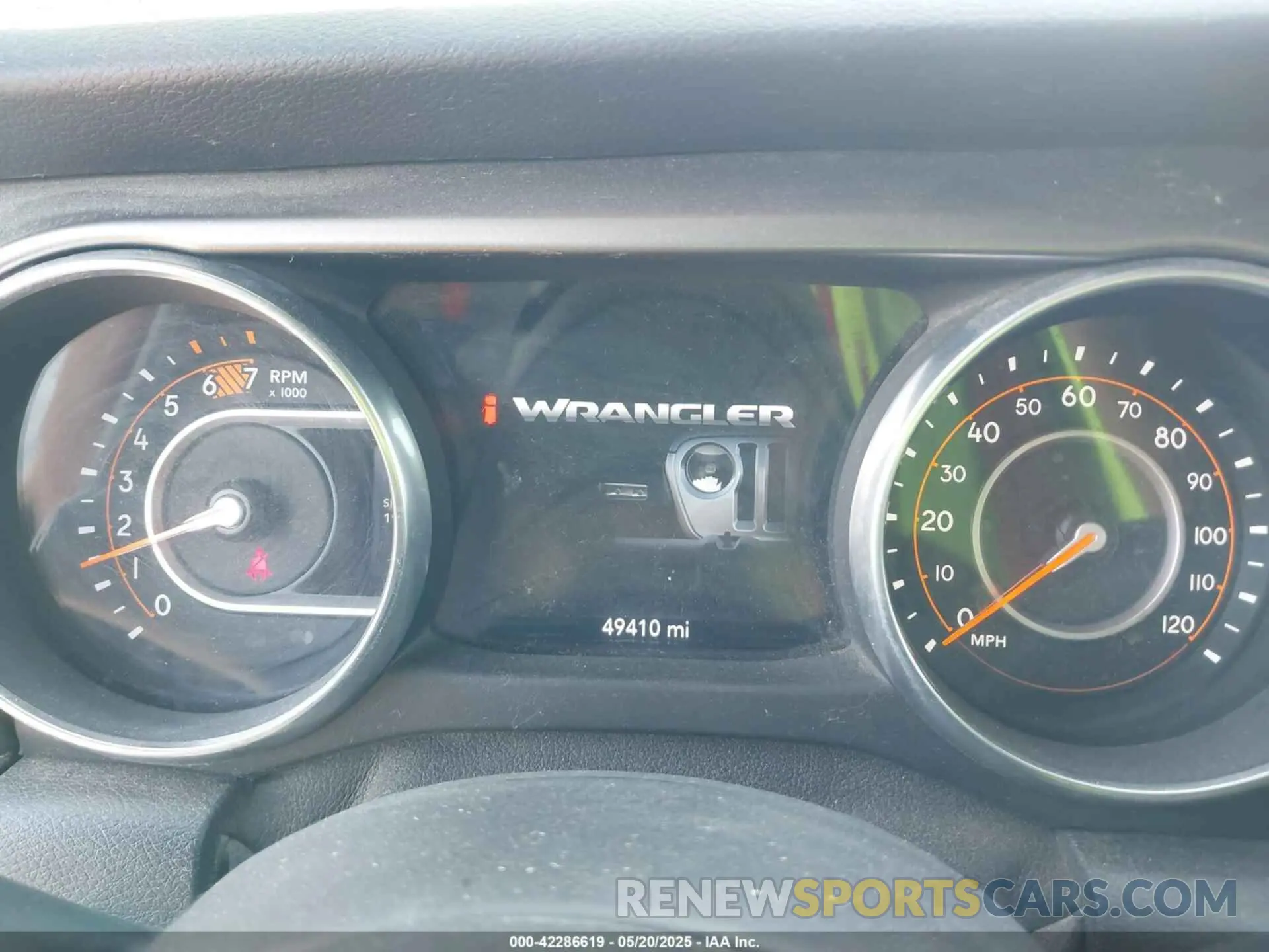 7 Photograph of a damaged car 1C4HJXDN2KW508341 JEEP WRANGLER UNLIMITED 2019
