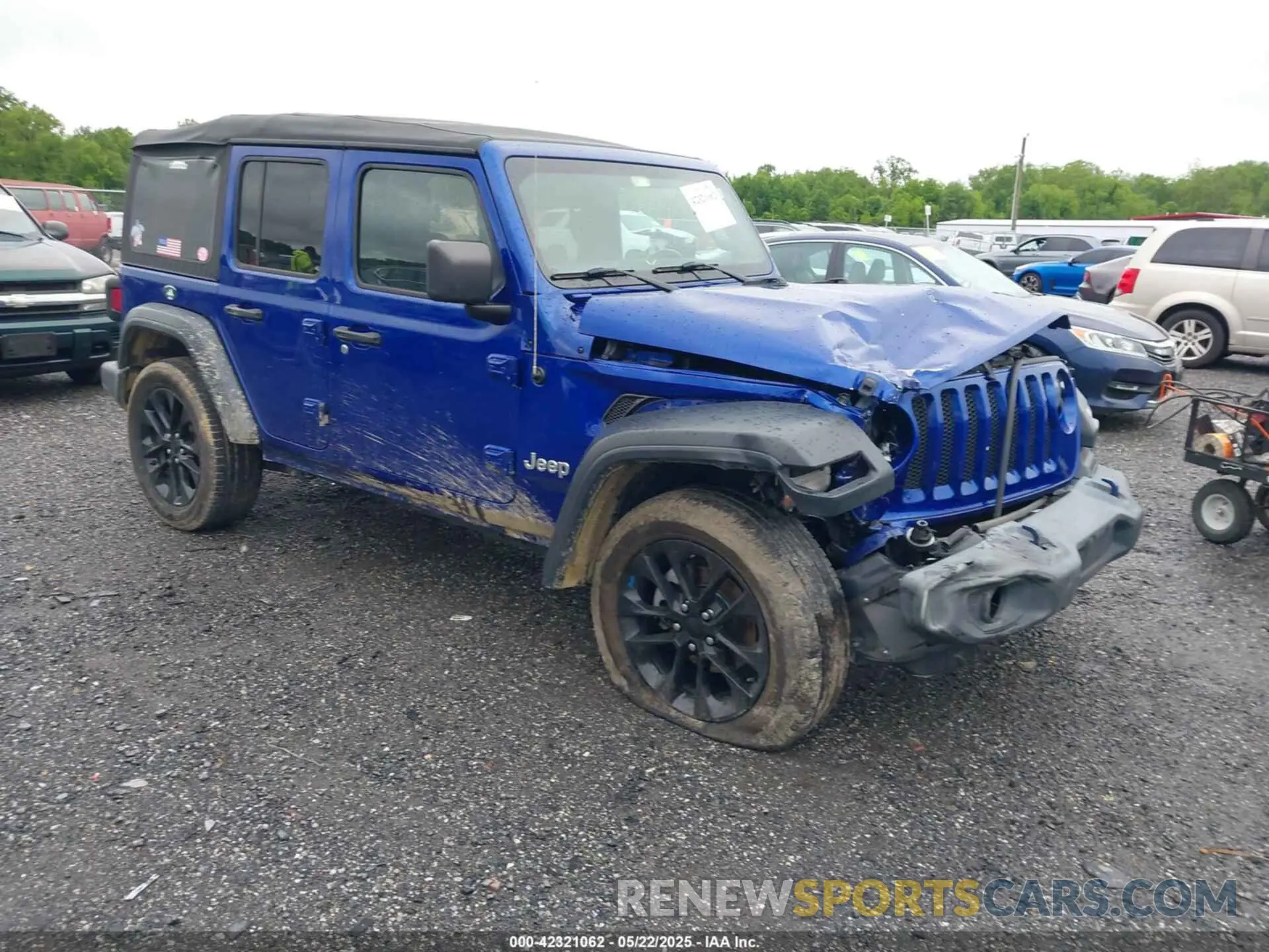 1 Photograph of a damaged car 1C4HJXDN3KW547195 JEEP WRANGLER UNLIMITED 2019