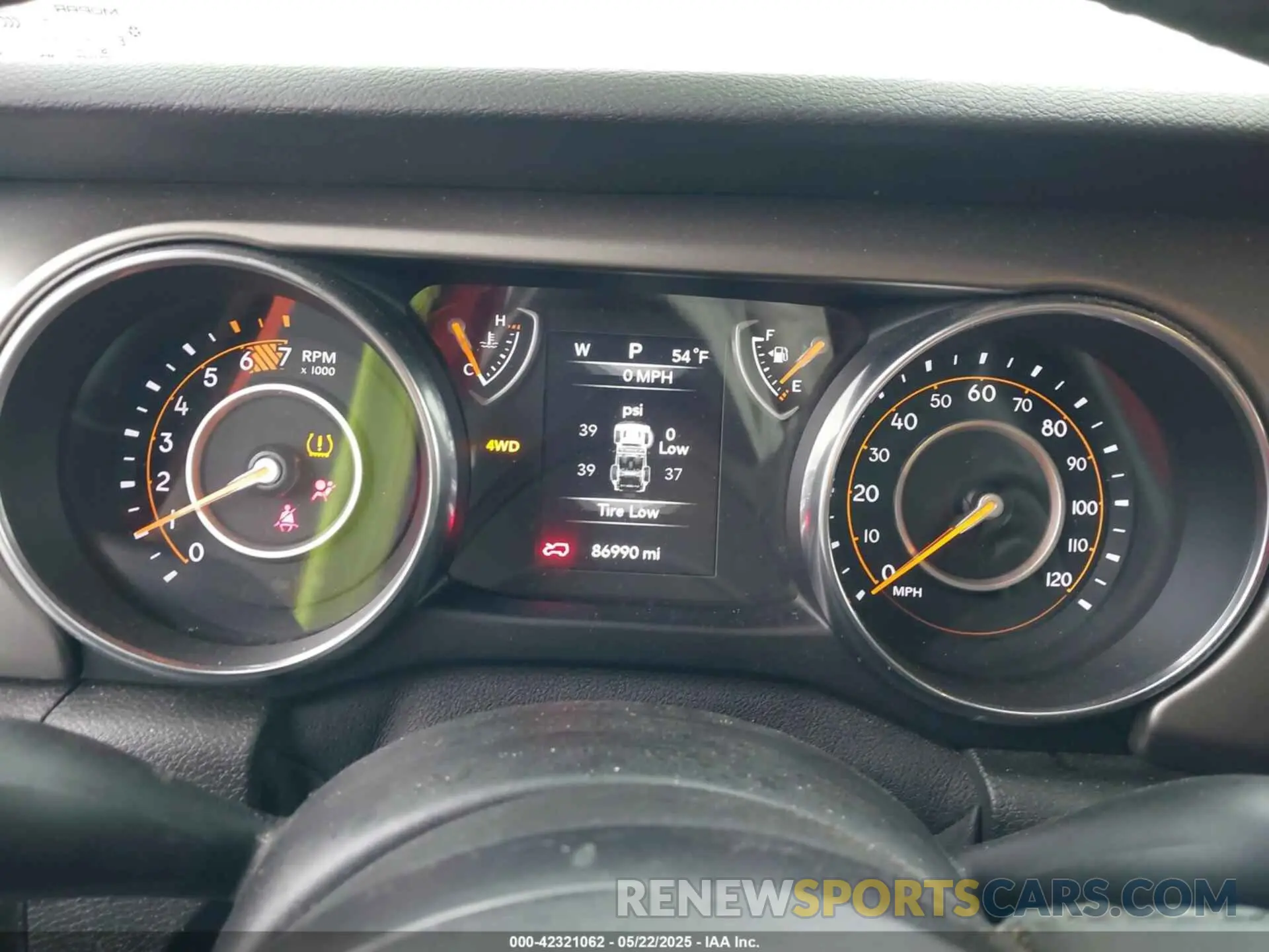 7 Photograph of a damaged car 1C4HJXDN3KW547195 JEEP WRANGLER UNLIMITED 2019