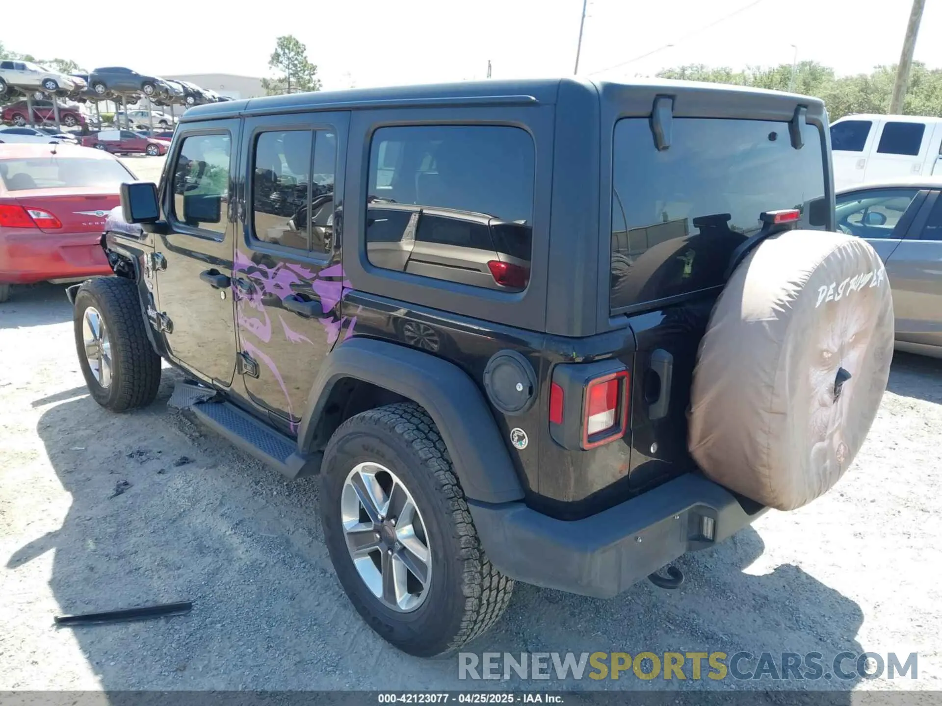 3 Фотография поврежденного автомобиля 1C4HJXDN3KW668597 JEEP WRANGLER UNLIMITED 2019