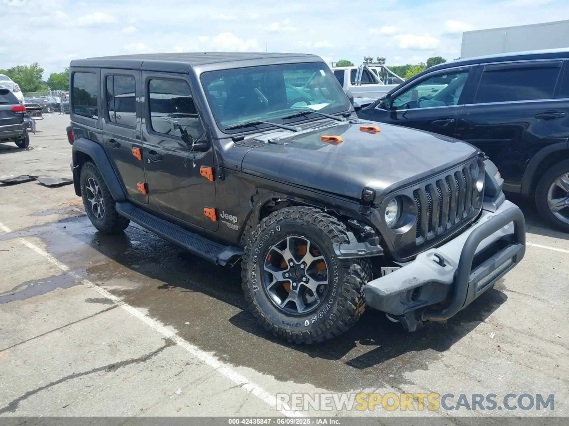 1 Photograph of a damaged car 1C4HJXDN4KW577273 JEEP WRANGLER UNLIMITED 2019