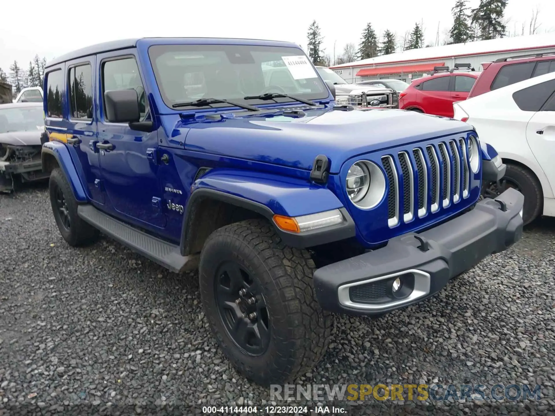 1 Photograph of a damaged car 1C4HJXEG2KW609315 JEEP WRANGLER UNLIMITED 2019