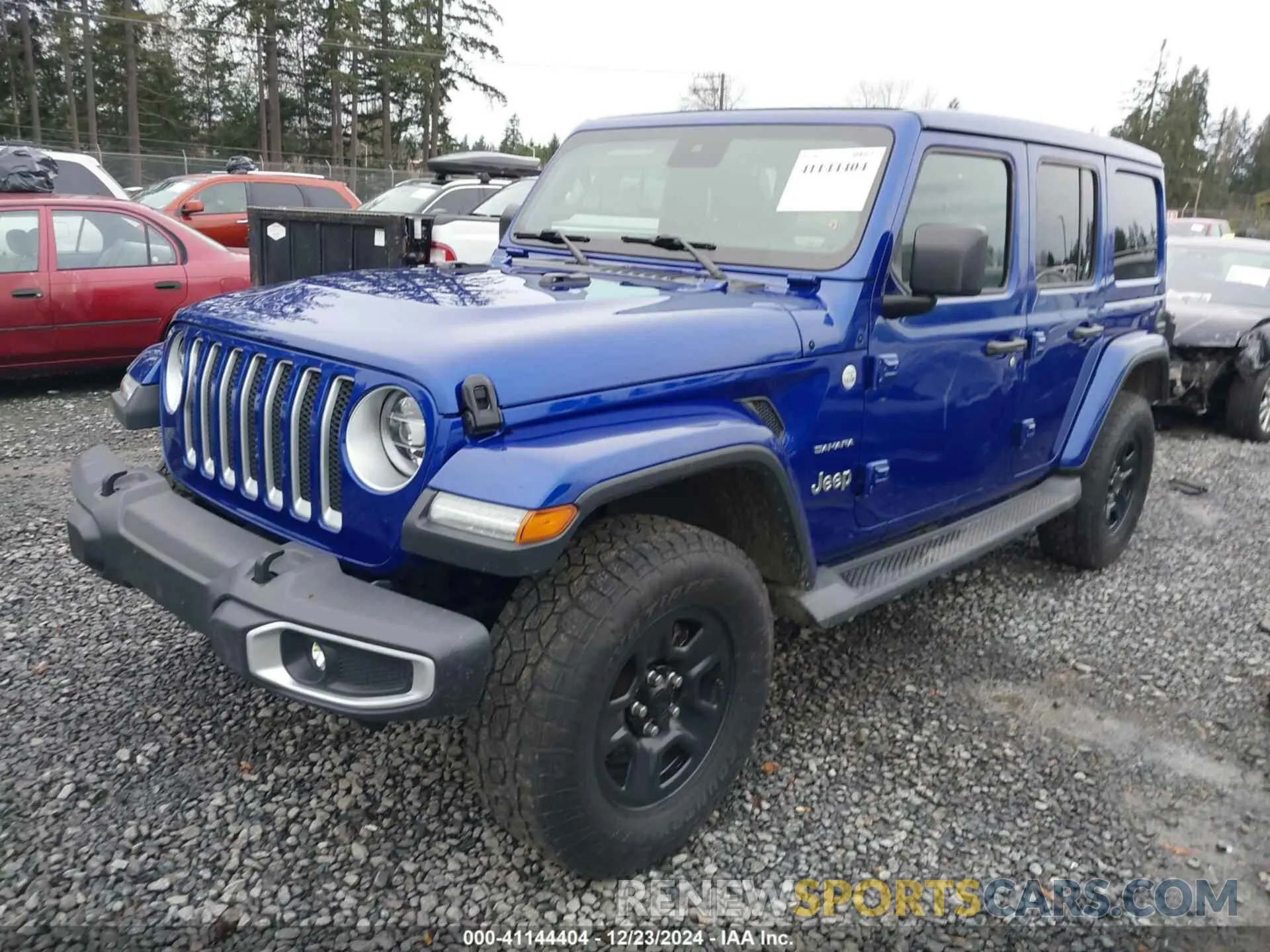 2 Photograph of a damaged car 1C4HJXEG2KW609315 JEEP WRANGLER UNLIMITED 2019
