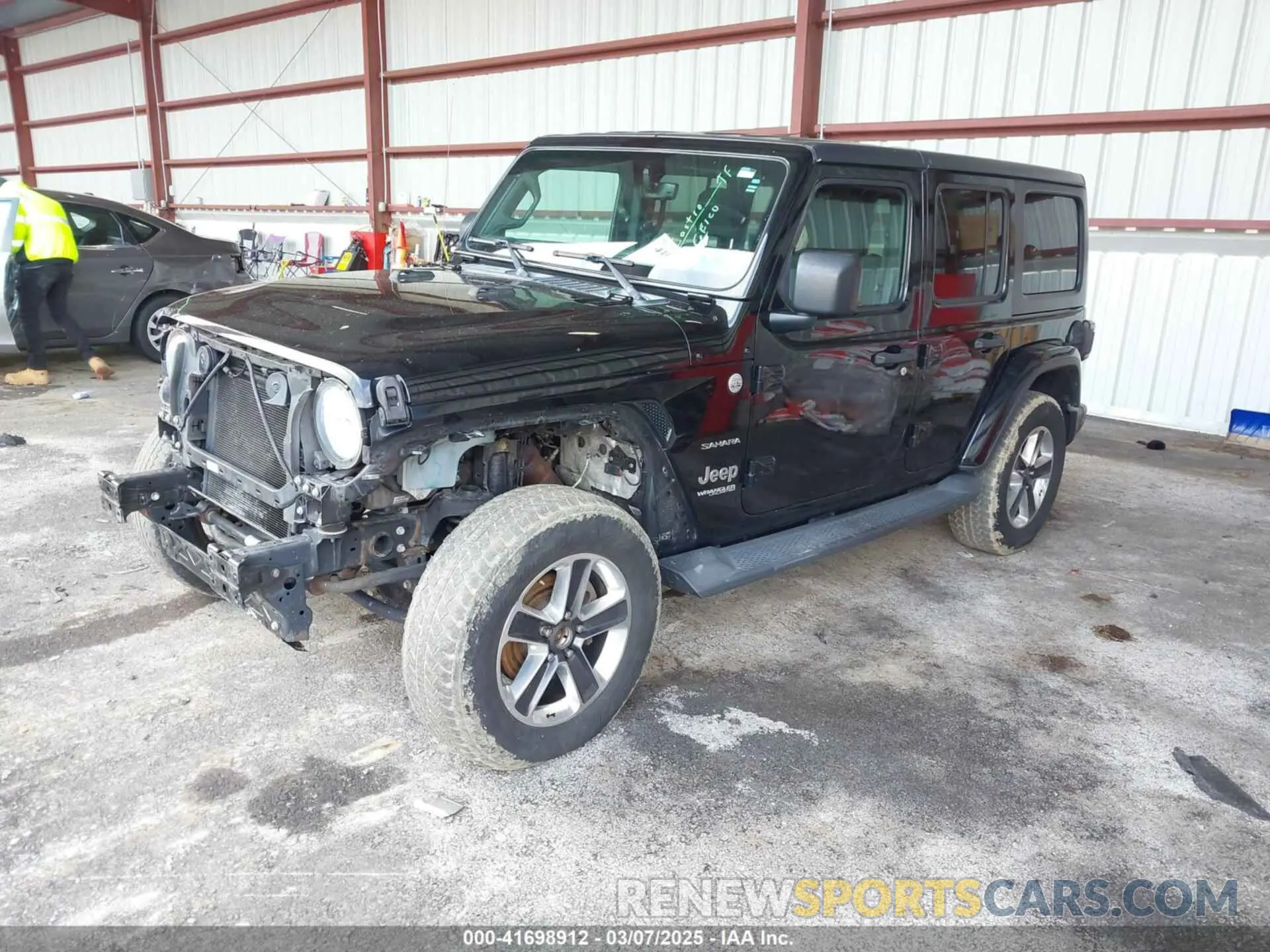 2 Photograph of a damaged car 1C4HJXEG5KW532861 JEEP WRANGLER UNLIMITED 2019