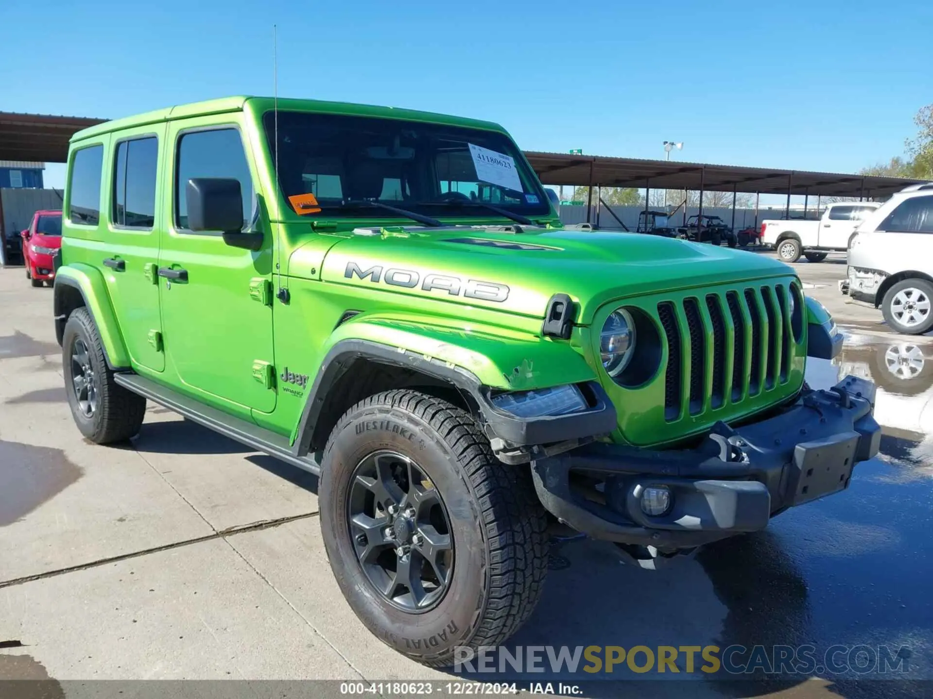 6 Фотография поврежденного автомобиля 1C4HJXEG7KW505032 JEEP WRANGLER UNLIMITED 2019
