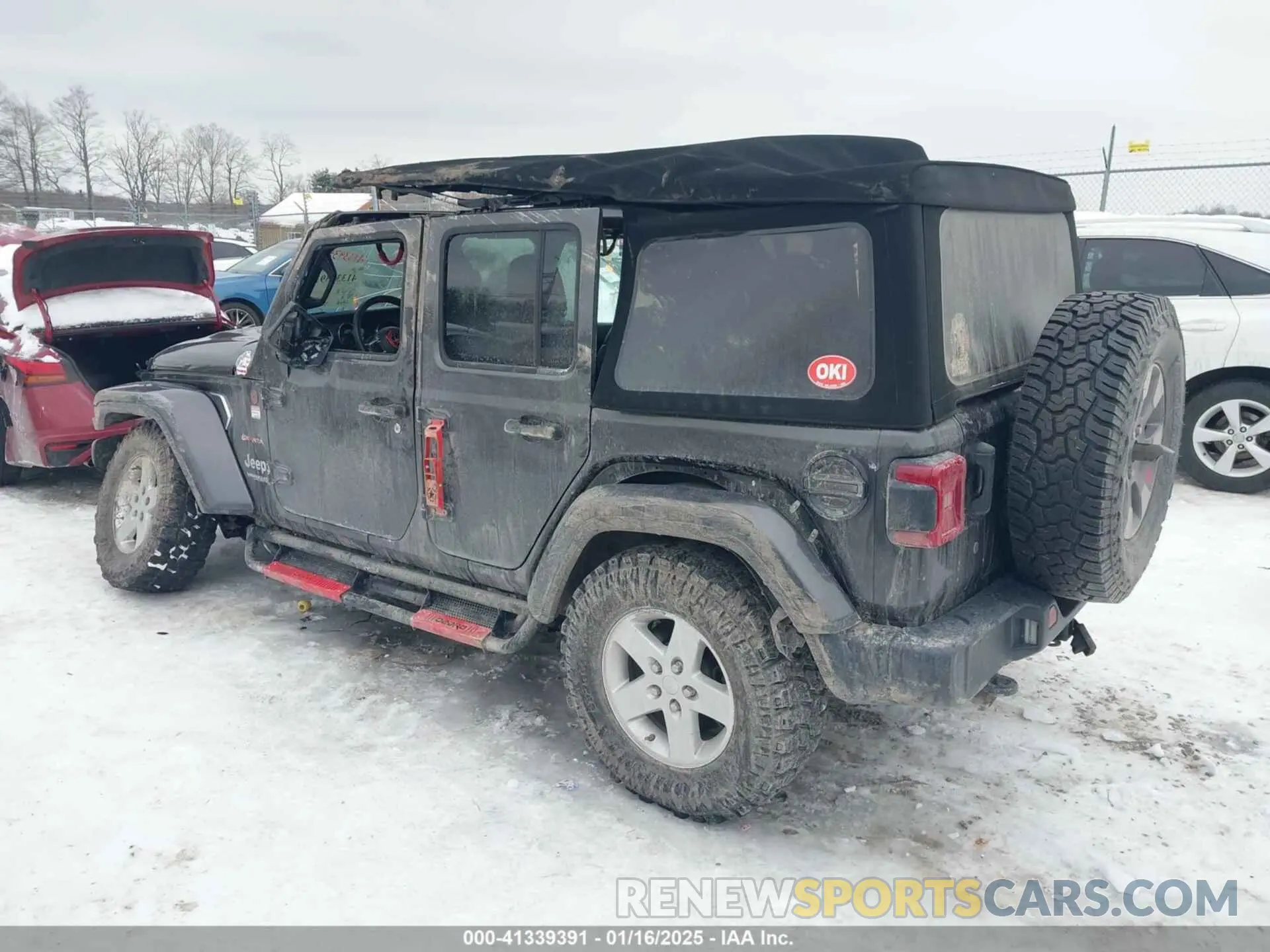 3 Photograph of a damaged car 1C4HJXEG7KW640608 JEEP WRANGLER UNLIMITED 2019