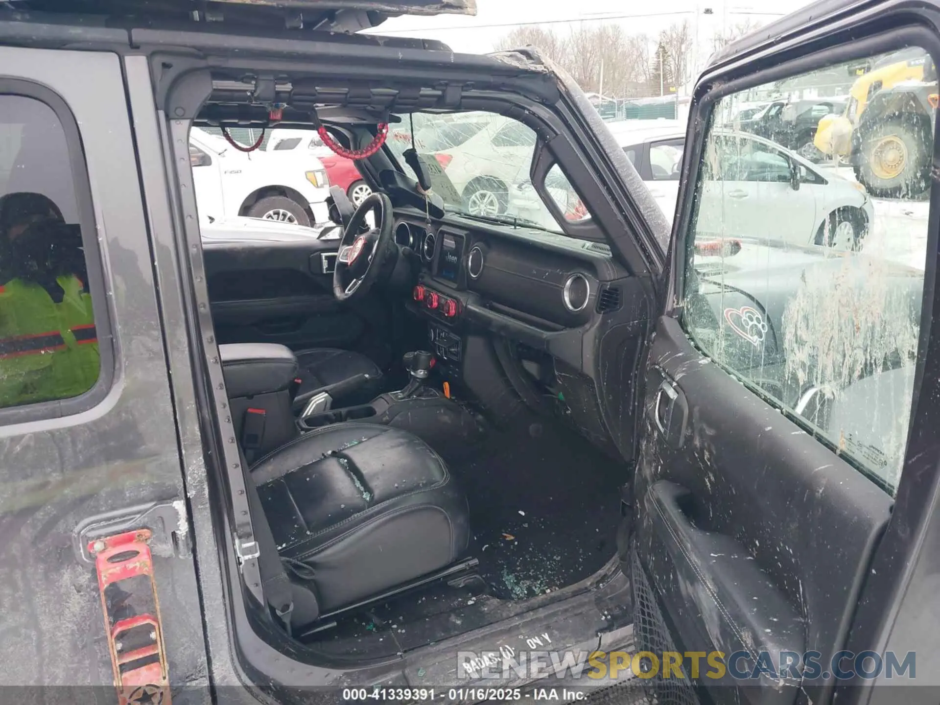 5 Photograph of a damaged car 1C4HJXEG7KW640608 JEEP WRANGLER UNLIMITED 2019