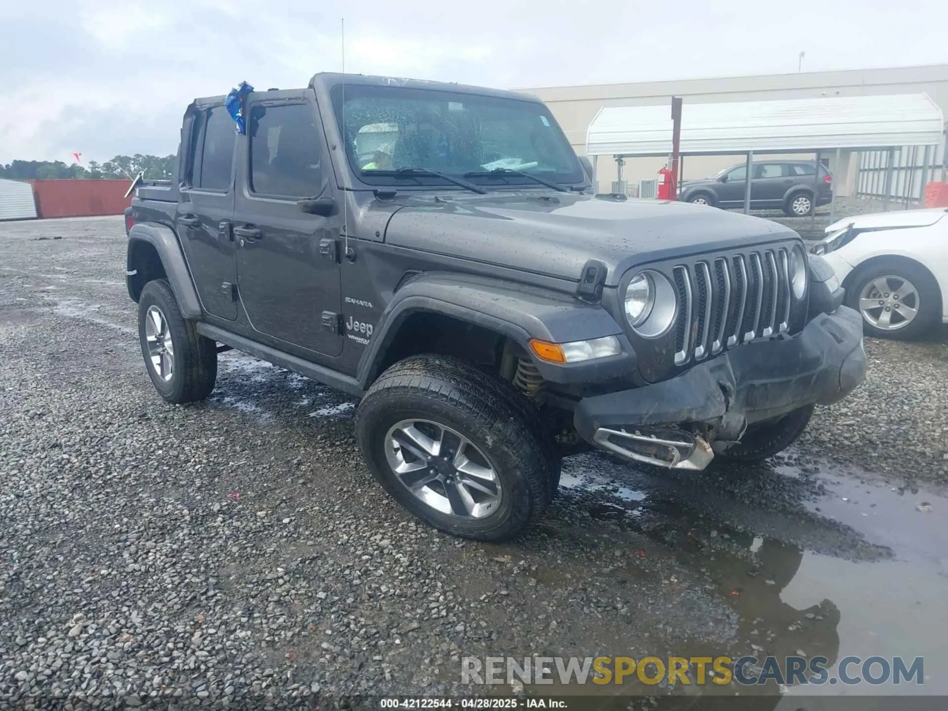 1 Photograph of a damaged car 1C4HJXEG8KW627530 JEEP WRANGLER UNLIMITED 2019