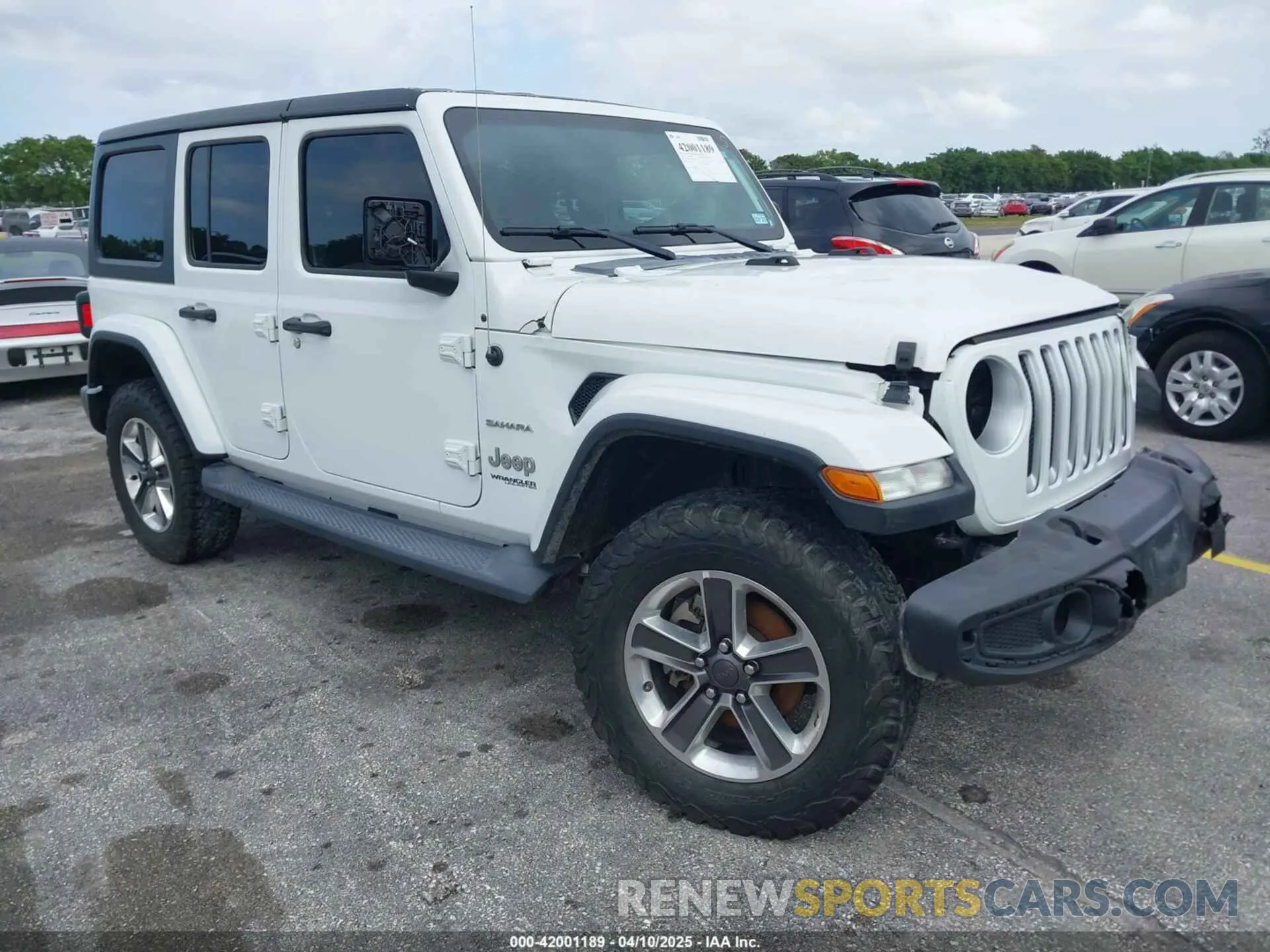 1 Photograph of a damaged car 1C4HJXEN0KW623325 JEEP WRANGLER UNLIMITED 2019
