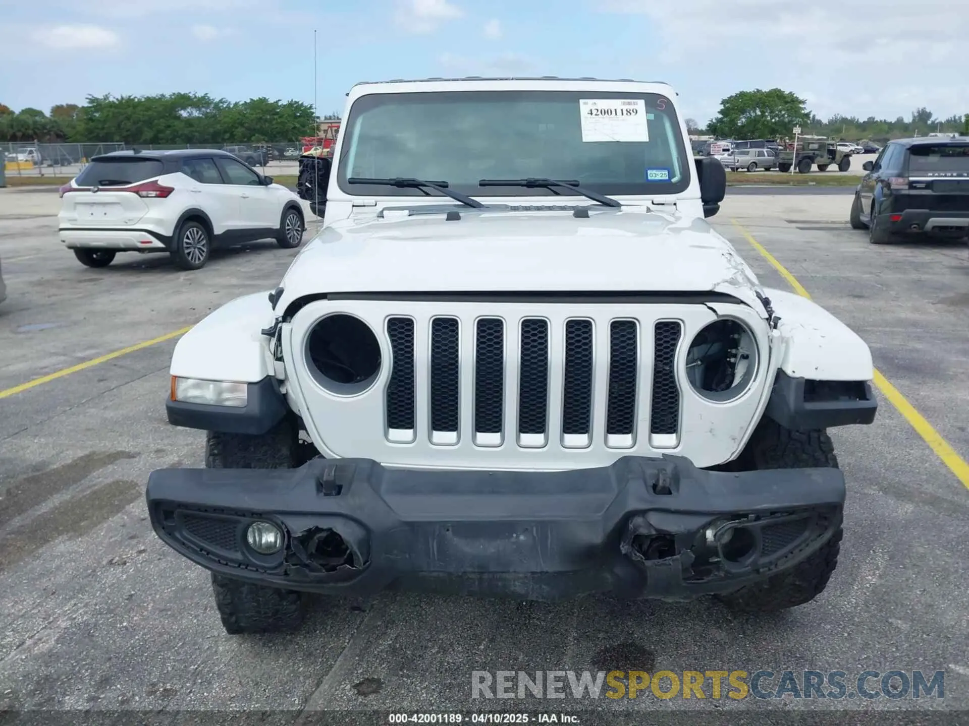 6 Photograph of a damaged car 1C4HJXEN0KW623325 JEEP WRANGLER UNLIMITED 2019