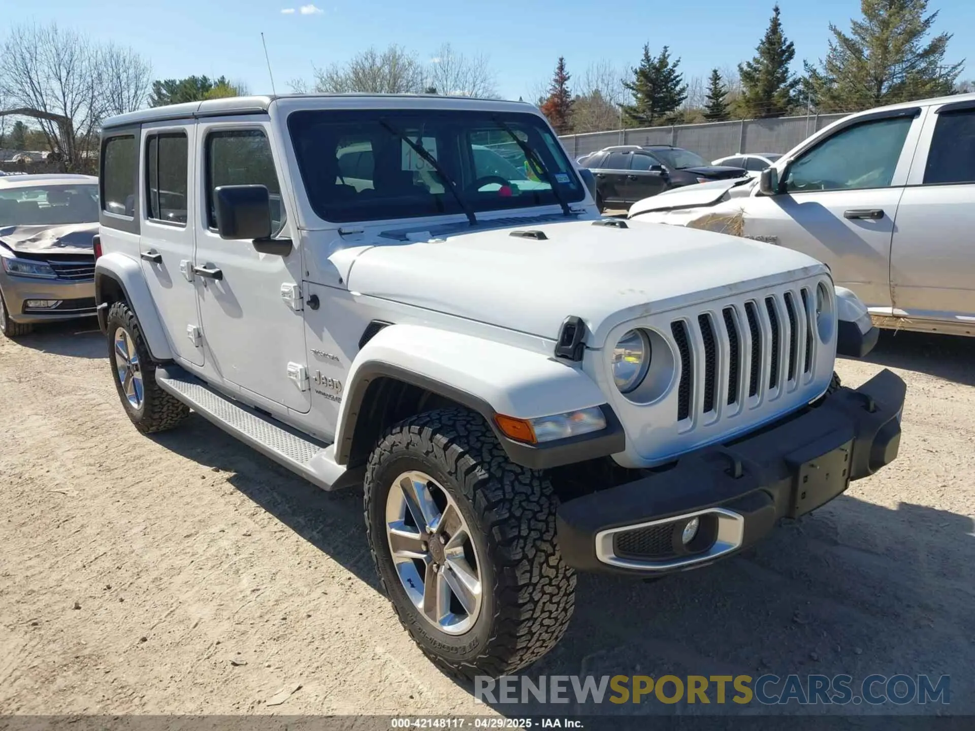 1 Photograph of a damaged car 1C4HJXEN3KW591602 JEEP WRANGLER UNLIMITED 2019