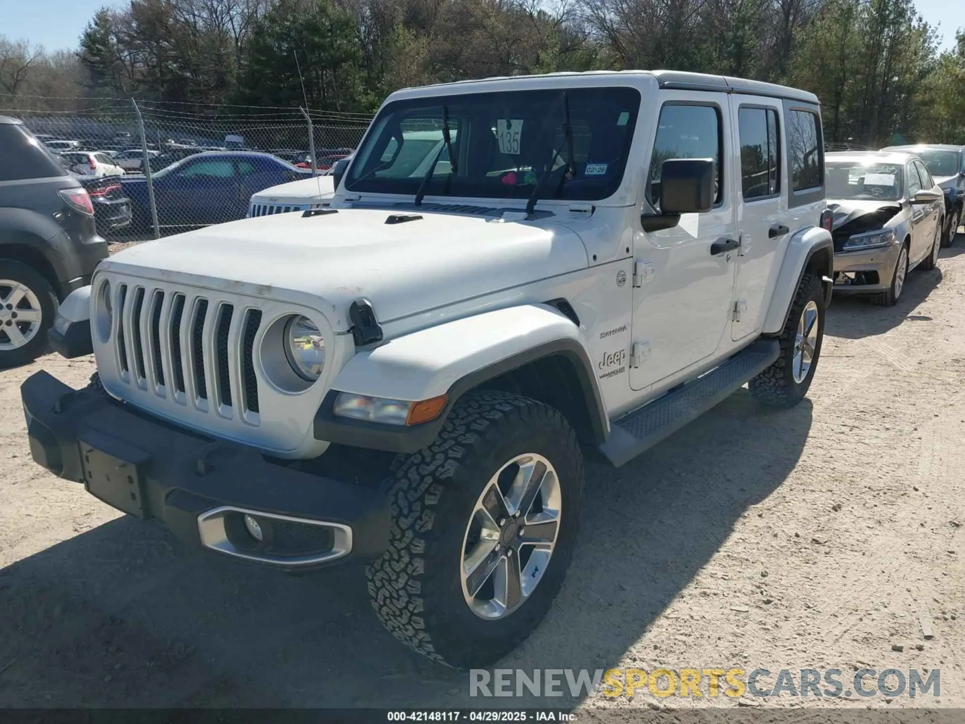 2 Photograph of a damaged car 1C4HJXEN3KW591602 JEEP WRANGLER UNLIMITED 2019