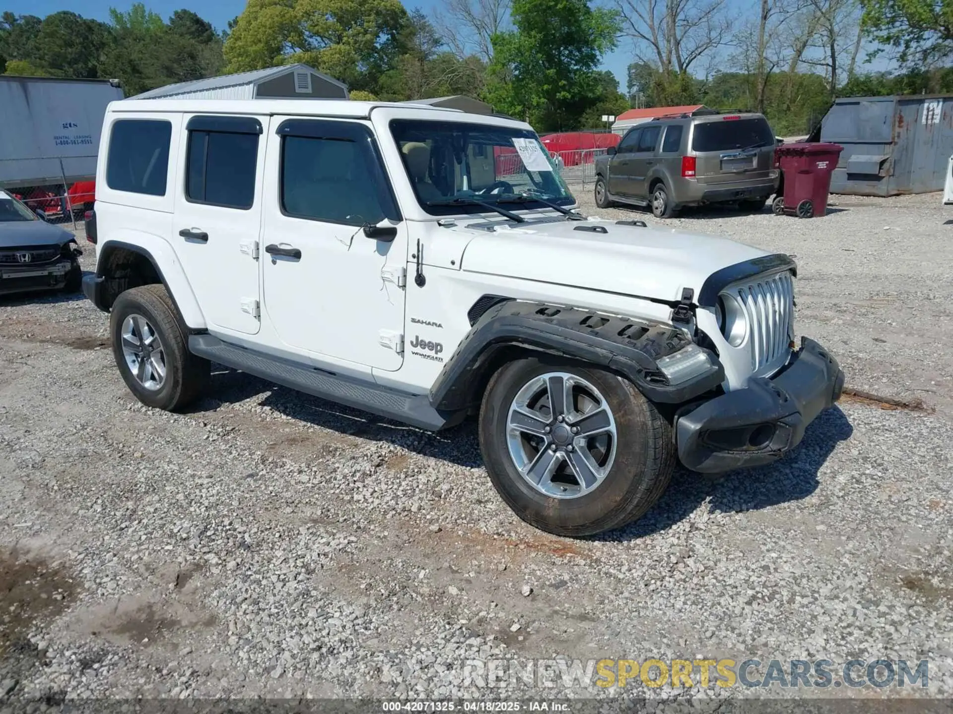 1 Photograph of a damaged car 1C4HJXEN5KW509806 JEEP WRANGLER UNLIMITED 2019