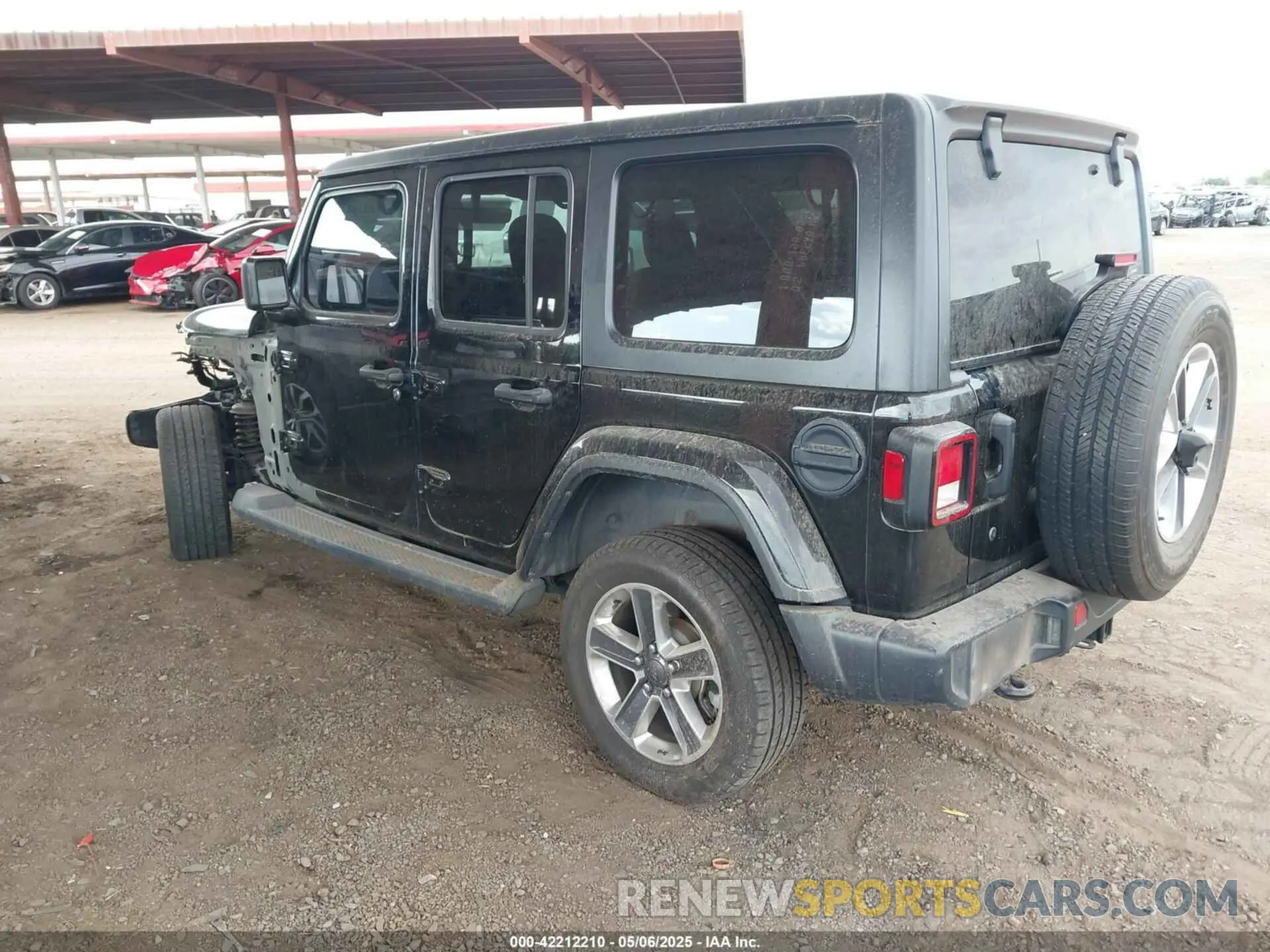 3 Photograph of a damaged car 1C4HJXEN6KW507563 JEEP WRANGLER UNLIMITED 2019