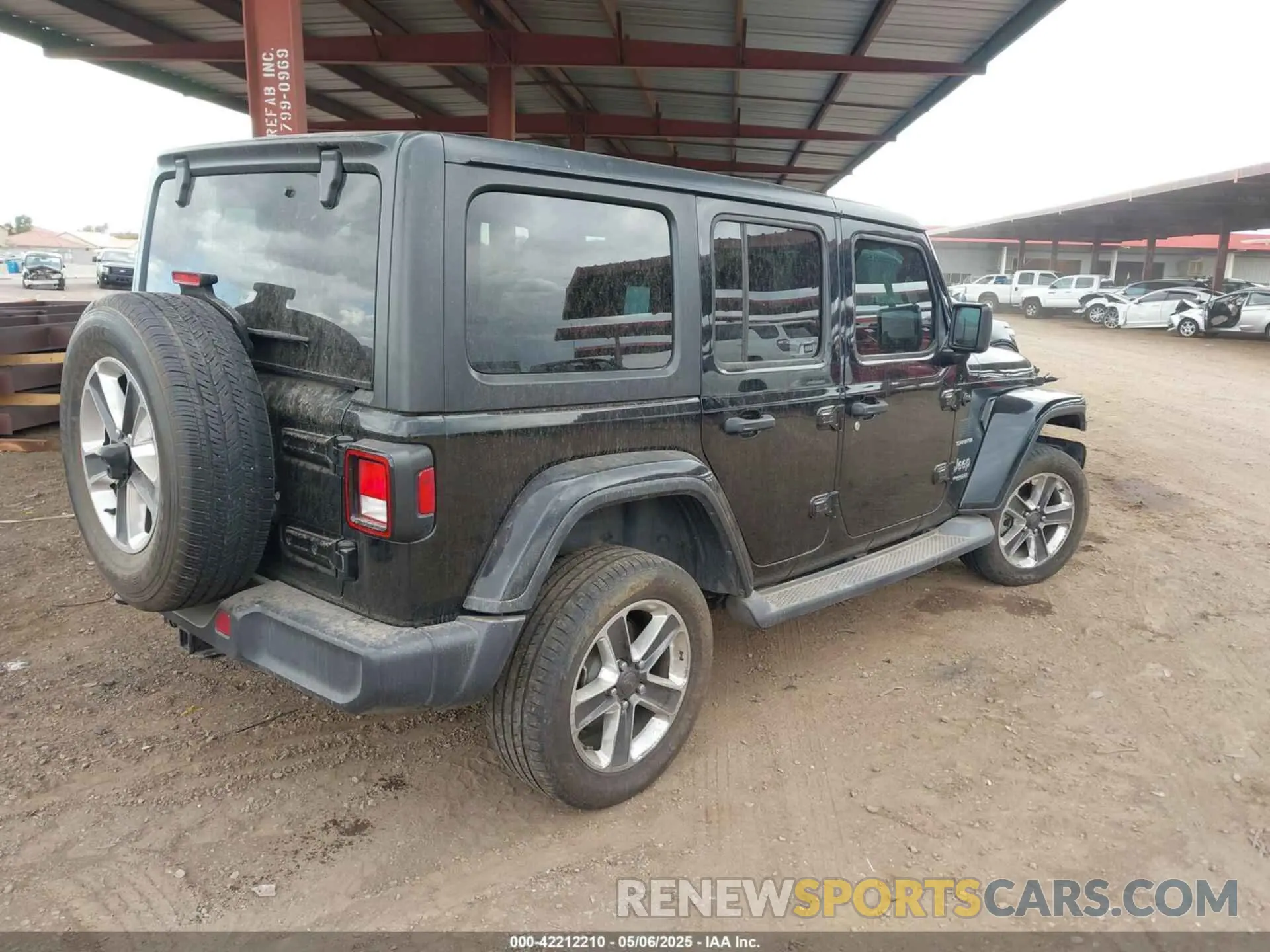 4 Photograph of a damaged car 1C4HJXEN6KW507563 JEEP WRANGLER UNLIMITED 2019
