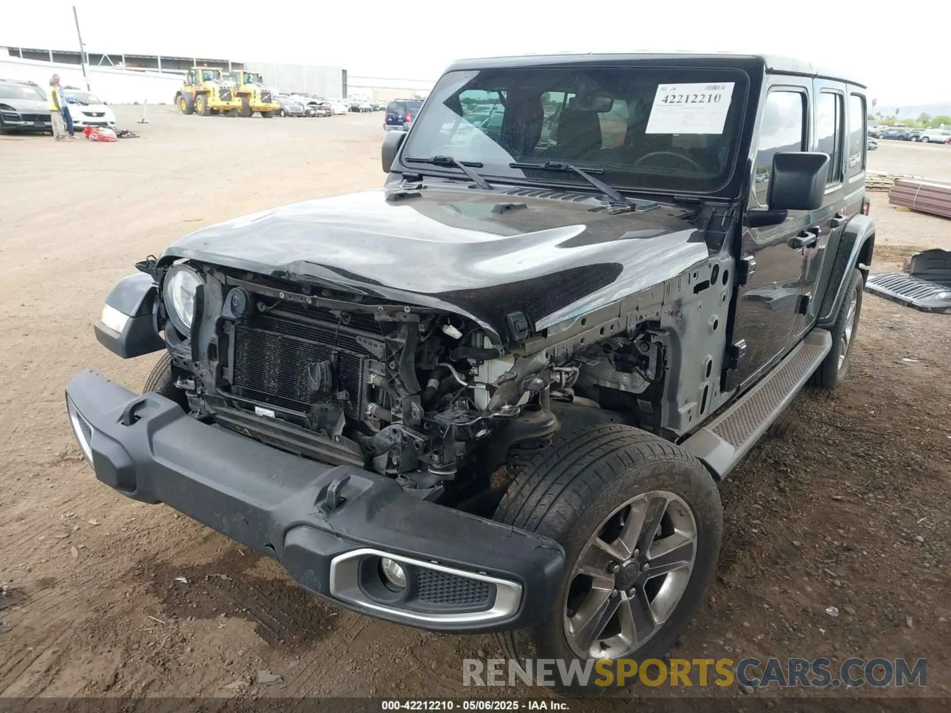 6 Photograph of a damaged car 1C4HJXEN6KW507563 JEEP WRANGLER UNLIMITED 2019