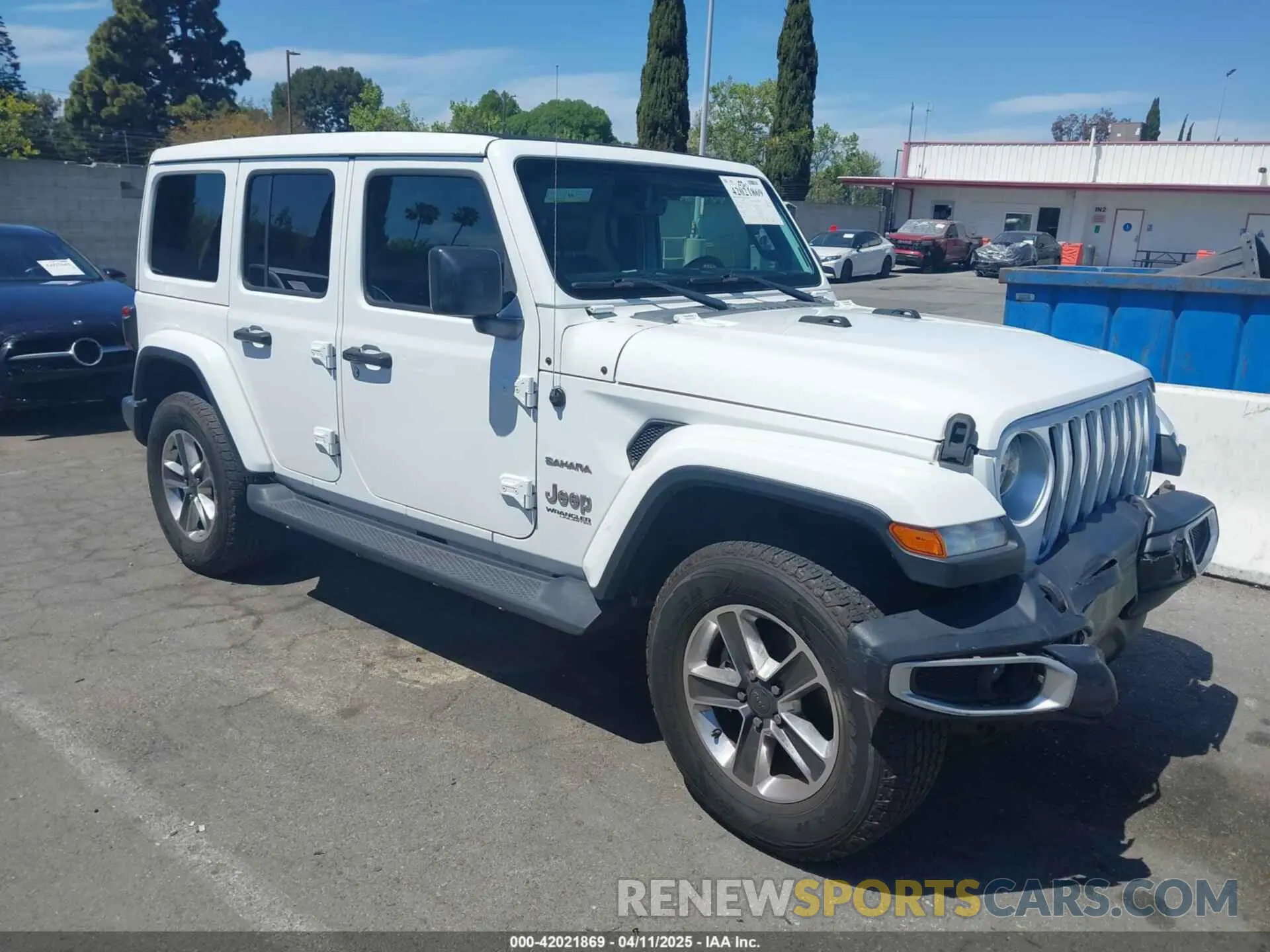 1 Фотография поврежденного автомобиля 1C4HJXENXKW684942 JEEP WRANGLER UNLIMITED 2019