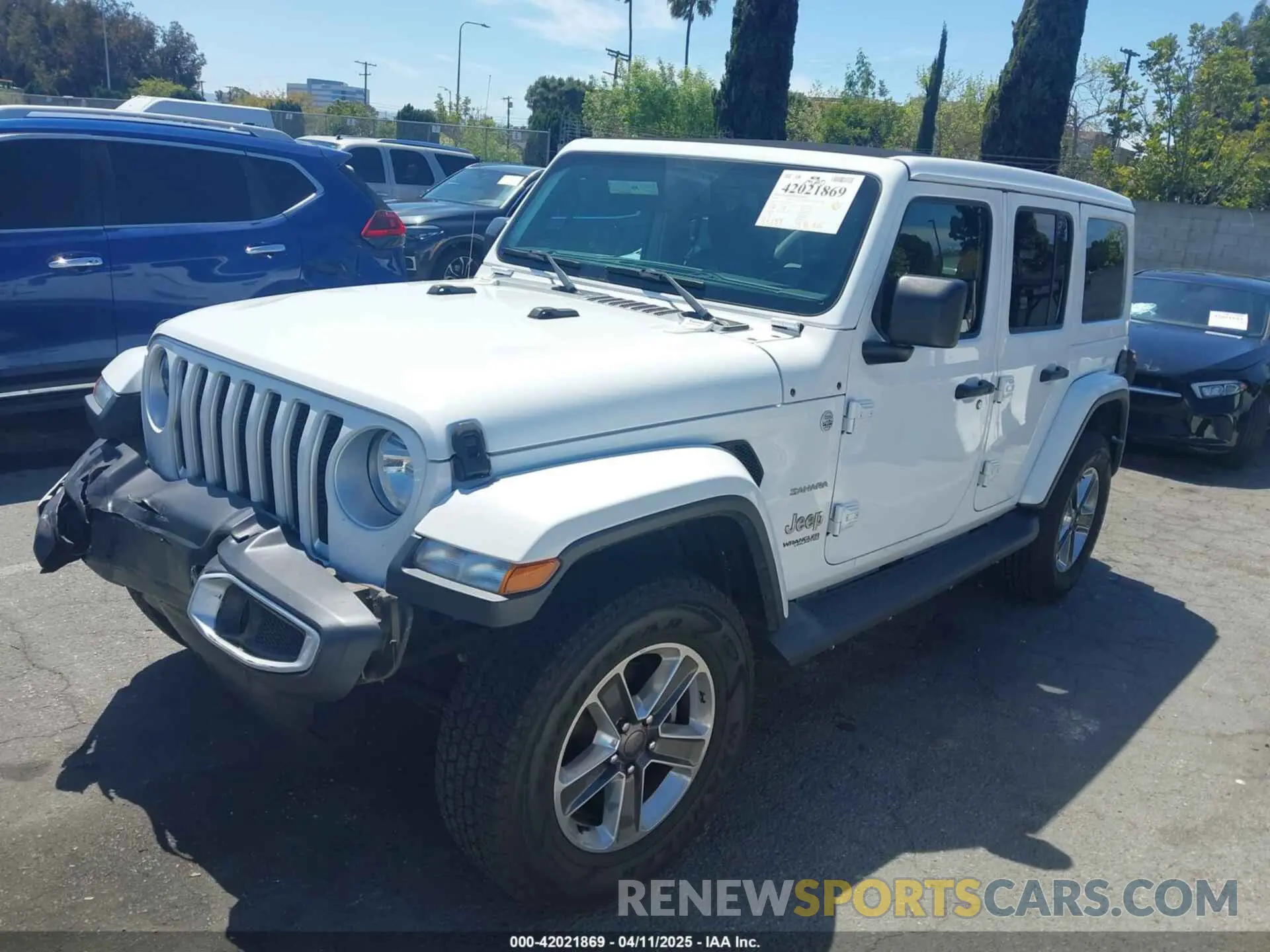 2 Фотография поврежденного автомобиля 1C4HJXENXKW684942 JEEP WRANGLER UNLIMITED 2019
