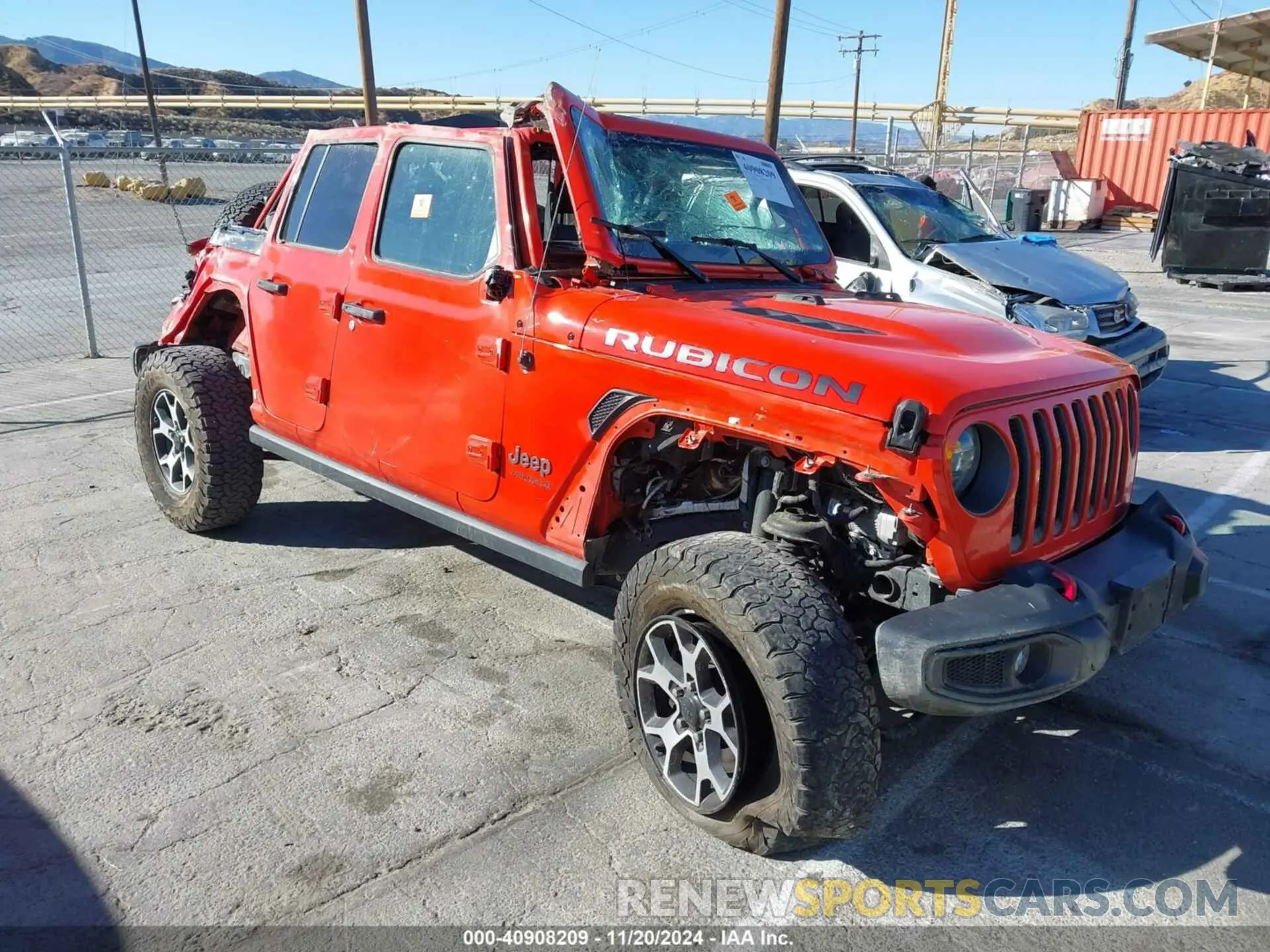 1 Photograph of a damaged car 1C4HJXFG3KW663592 JEEP WRANGLER UNLIMITED 2019