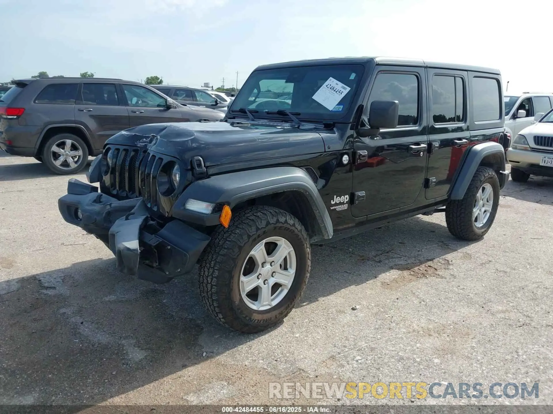 2 Photograph of a damaged car 1C4HJXDG1LW221916 JEEP WRANGLER UNLIMITED 2020
