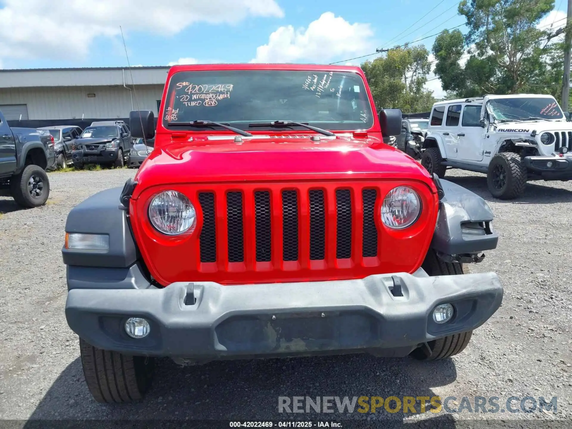 12 Photograph of a damaged car 1C4HJXDG2LW299363 JEEP WRANGLER UNLIMITED 2020