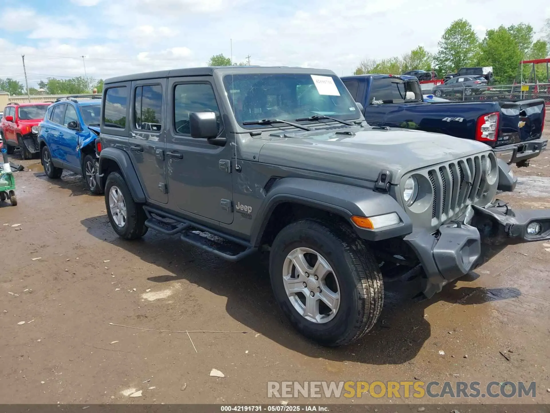 1 Photograph of a damaged car 1C4HJXDG6LW242311 JEEP WRANGLER UNLIMITED 2020