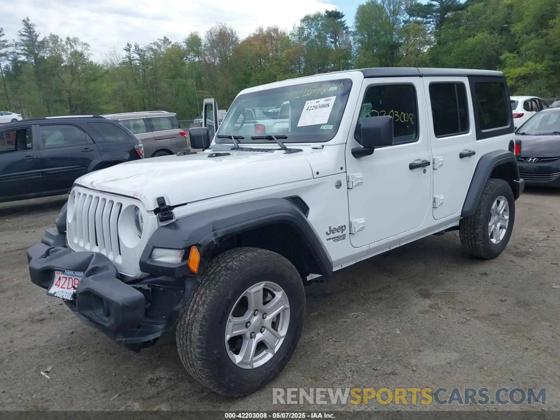 2 Photograph of a damaged car 1C4HJXDG9LW229715 JEEP WRANGLER UNLIMITED 2020