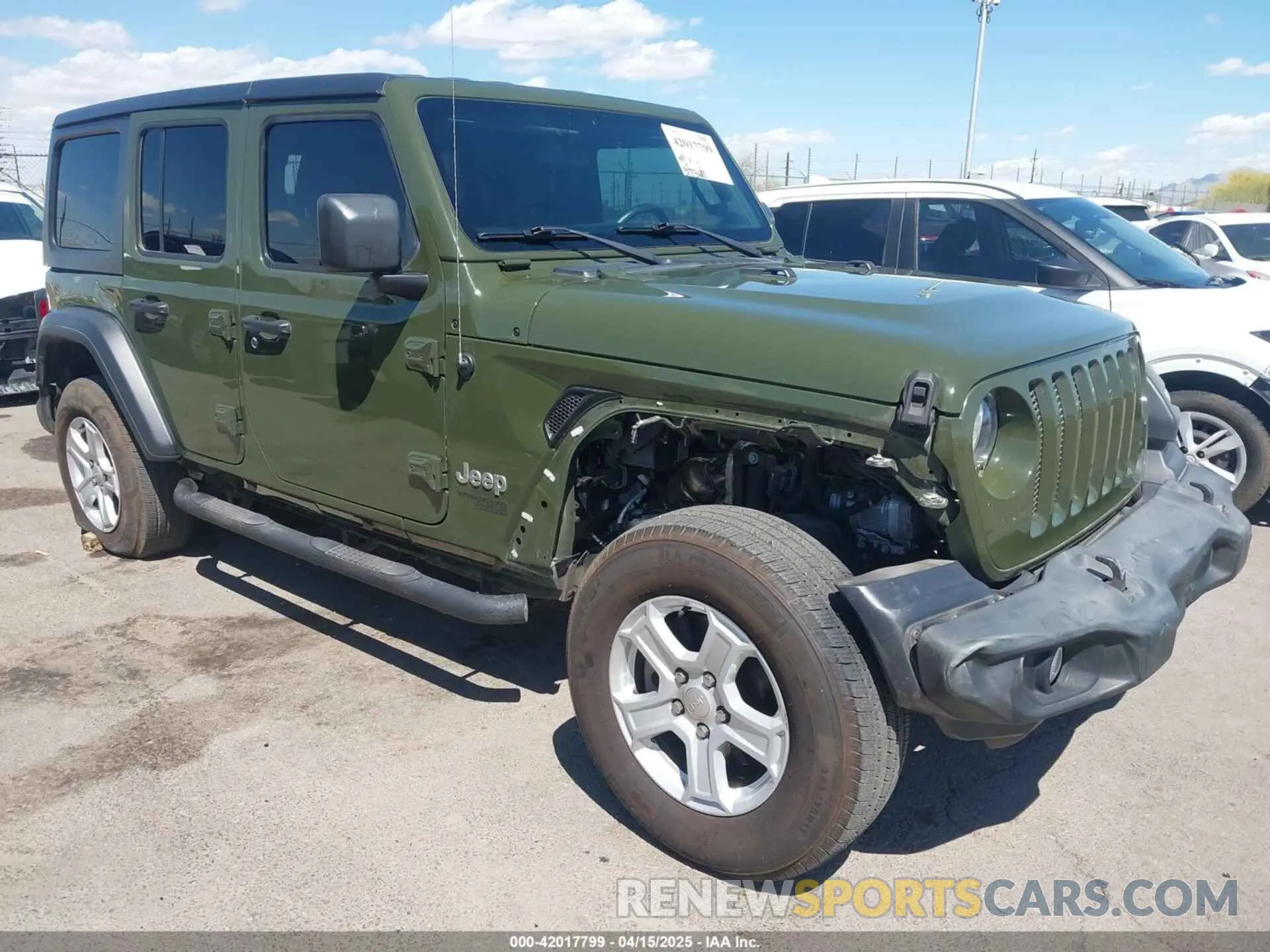 1 Фотография поврежденного автомобиля 1C4HJXDG9LW329796 JEEP WRANGLER UNLIMITED 2020