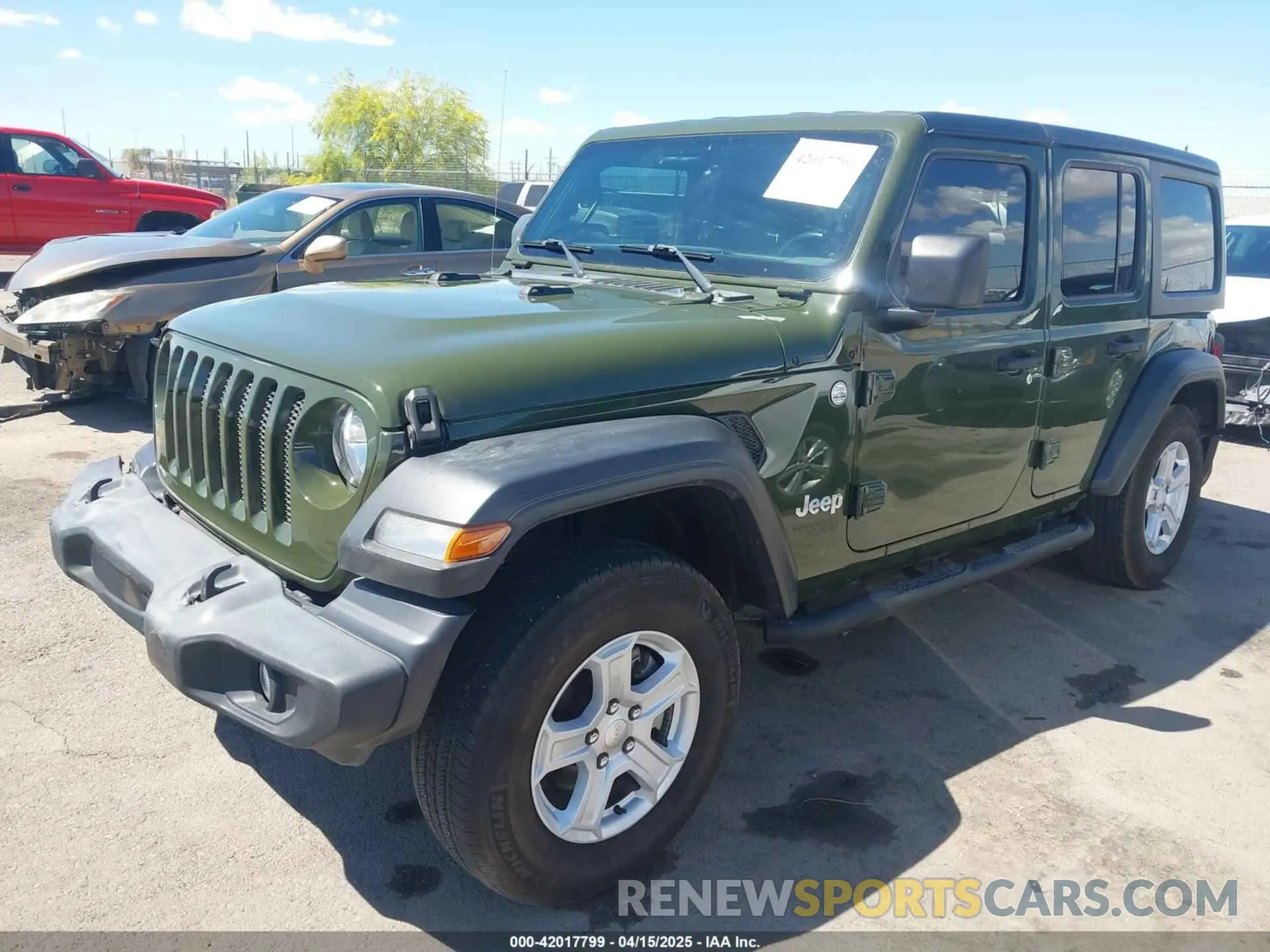 2 Фотография поврежденного автомобиля 1C4HJXDG9LW329796 JEEP WRANGLER UNLIMITED 2020