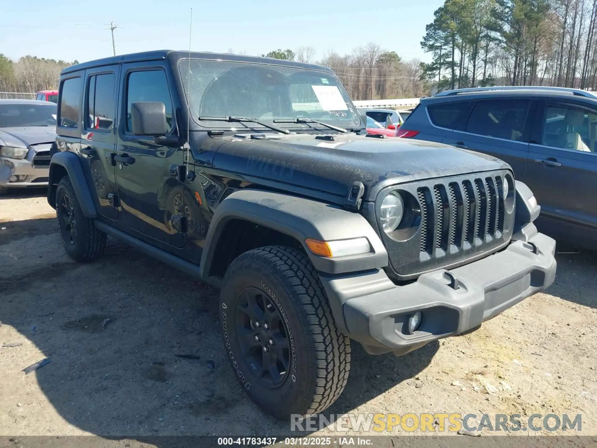 1 Photograph of a damaged car 1C4HJXDGXLW219078 JEEP WRANGLER UNLIMITED 2020