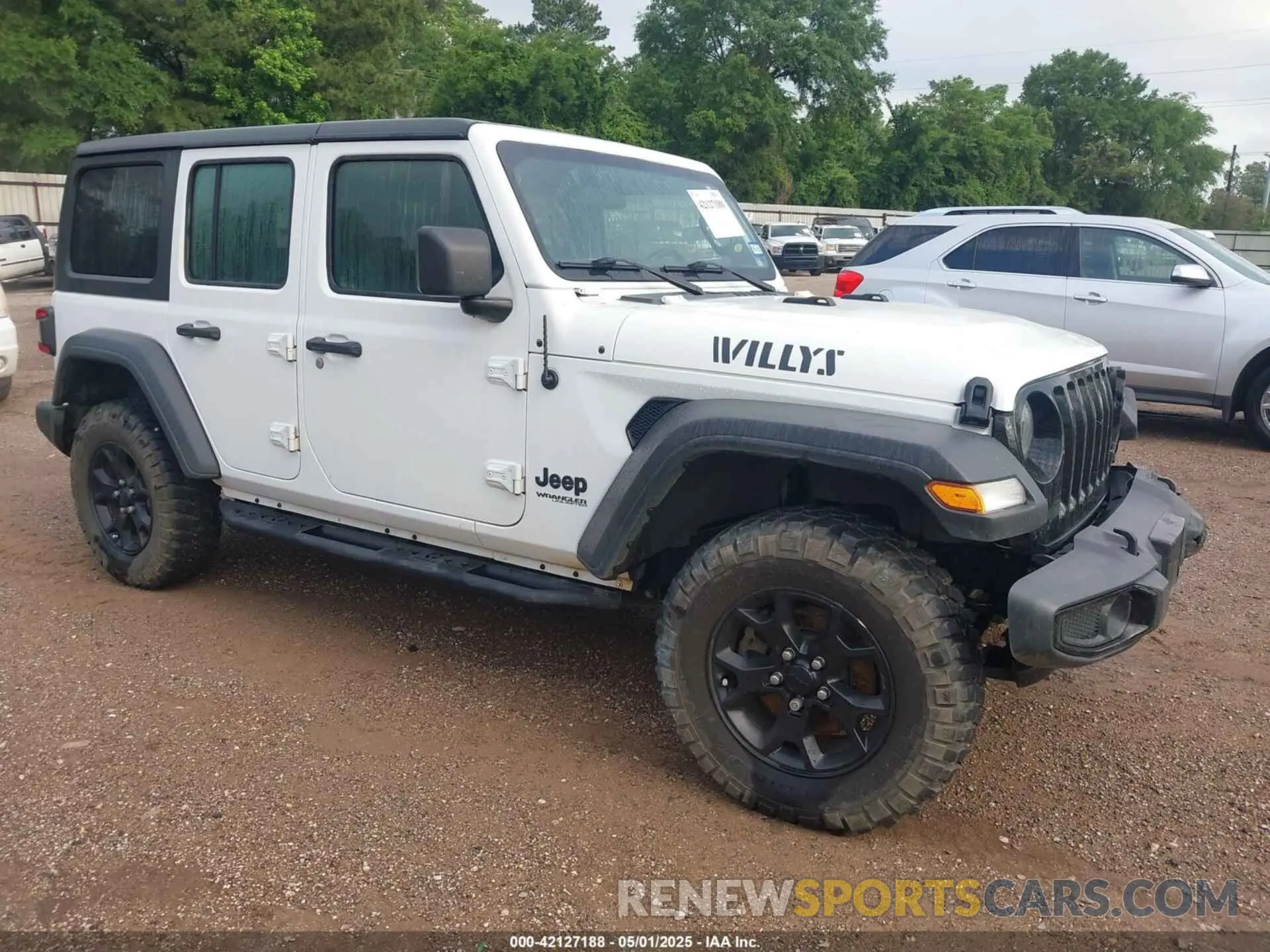 1 Photograph of a damaged car 1C4HJXDGXLW329337 JEEP WRANGLER UNLIMITED 2020