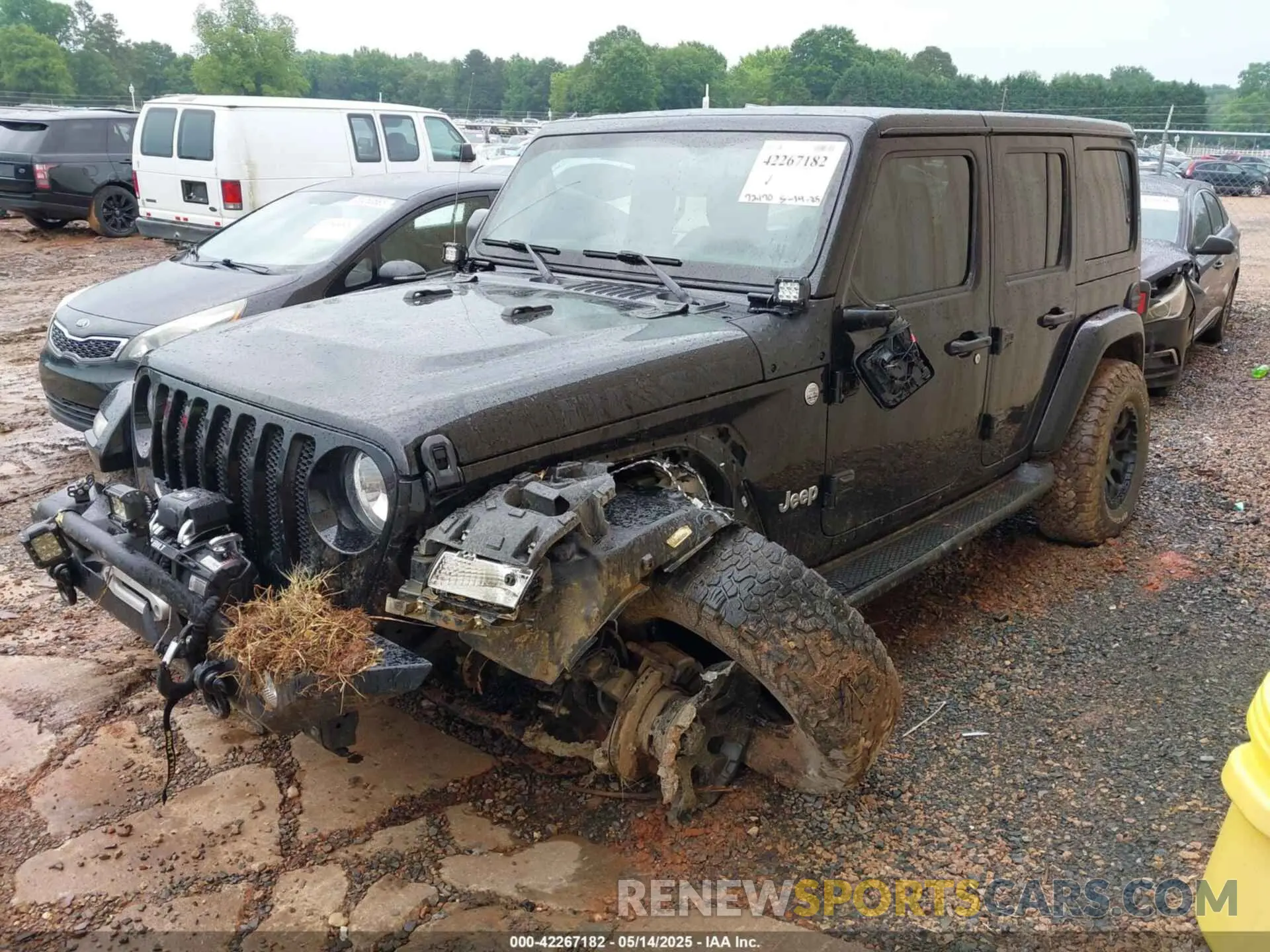 2 Фотография поврежденного автомобиля 1C4HJXDM8LW320626 JEEP WRANGLER UNLIMITED 2020