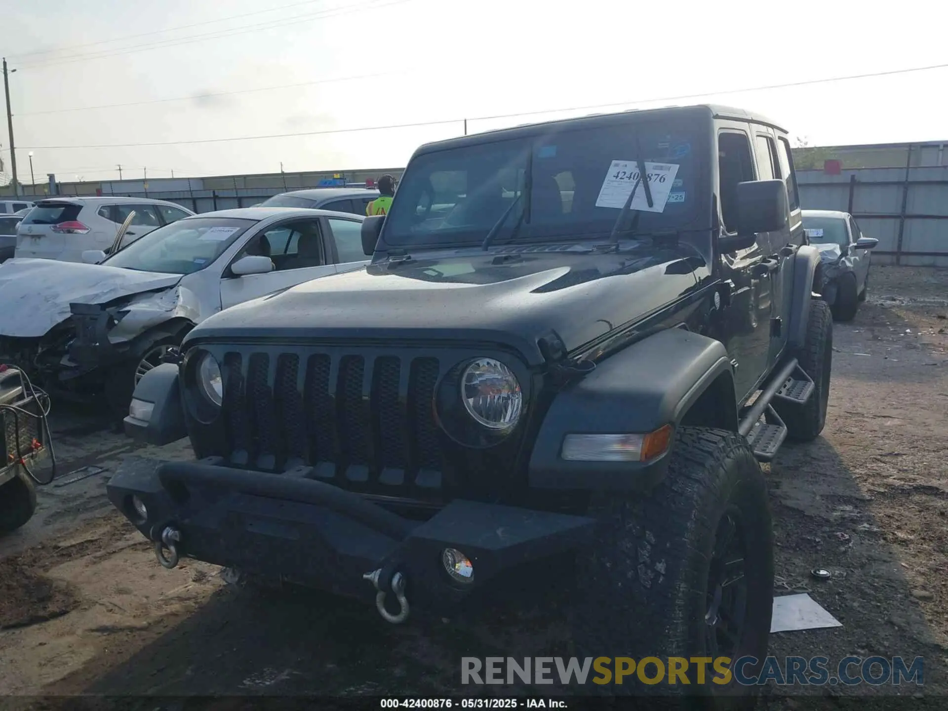 2 Photograph of a damaged car 1C4HJXDN2LW165046 JEEP WRANGLER UNLIMITED 2020