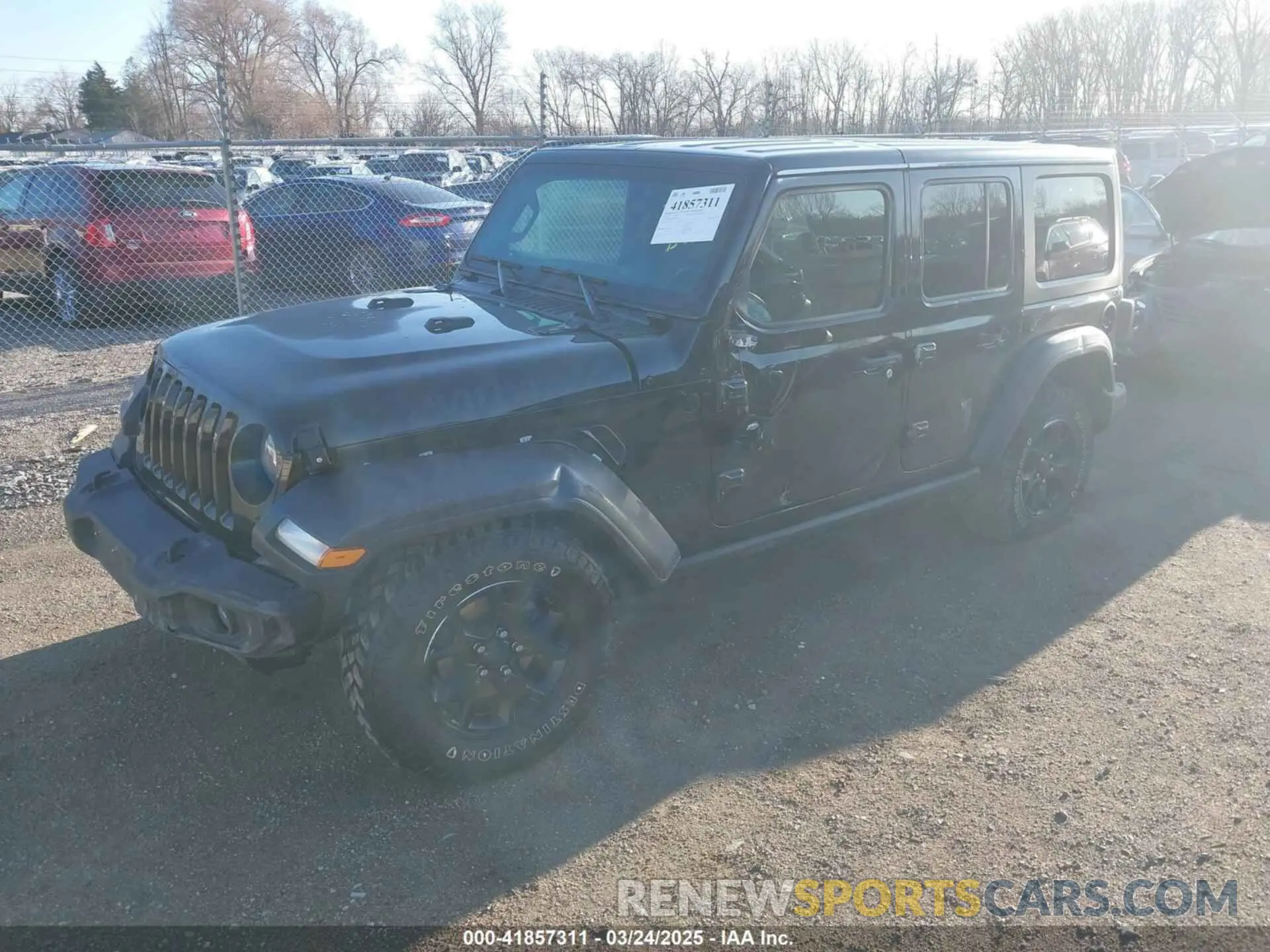 2 Photograph of a damaged car 1C4HJXDN2LW237878 JEEP WRANGLER UNLIMITED 2020