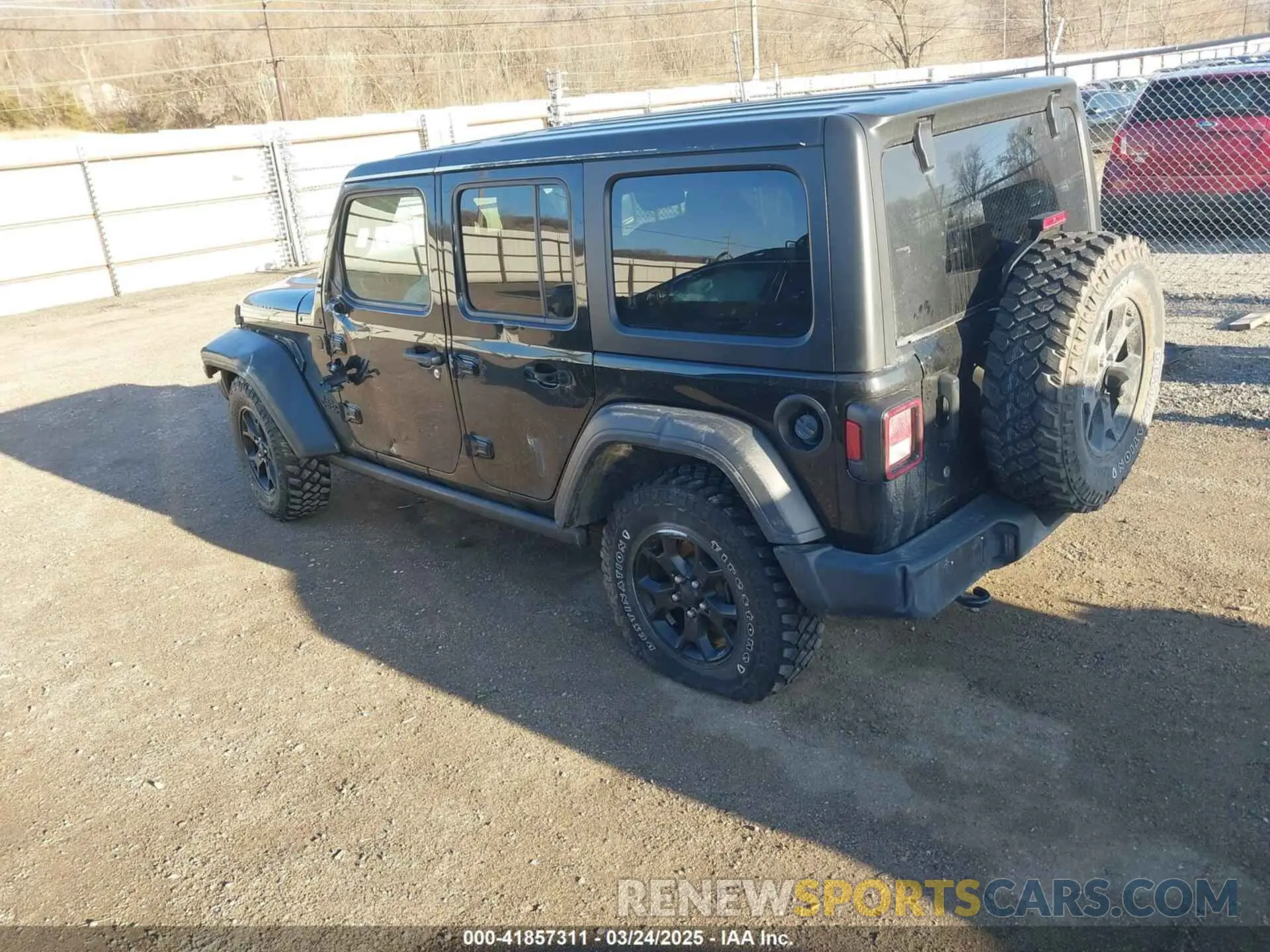 3 Photograph of a damaged car 1C4HJXDN2LW237878 JEEP WRANGLER UNLIMITED 2020