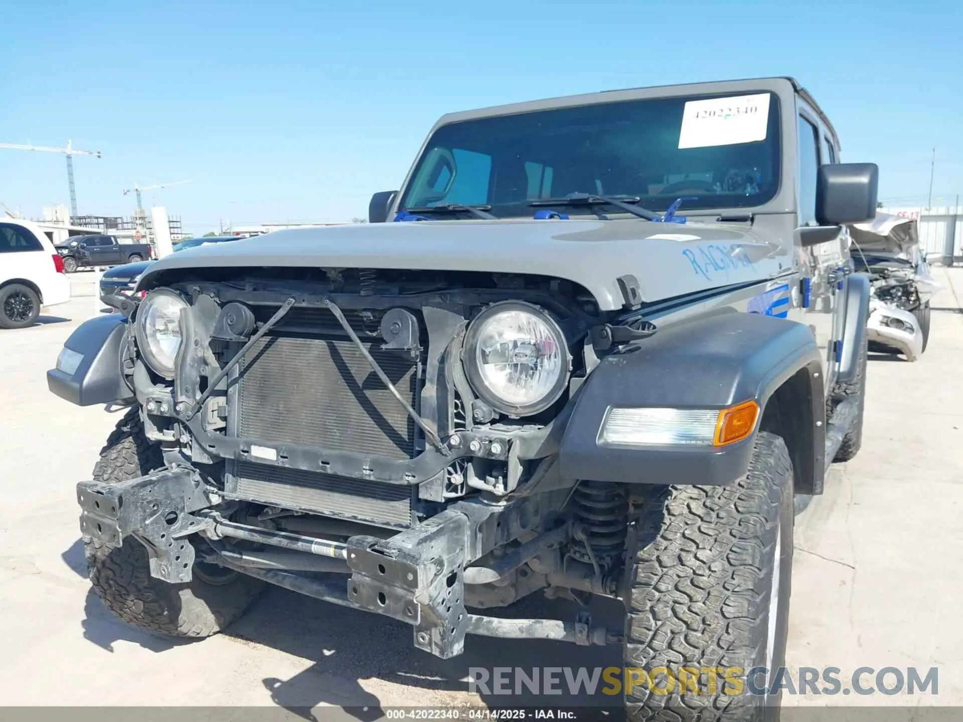 6 Photograph of a damaged car 1C4HJXDN3LW337617 JEEP WRANGLER UNLIMITED 2020