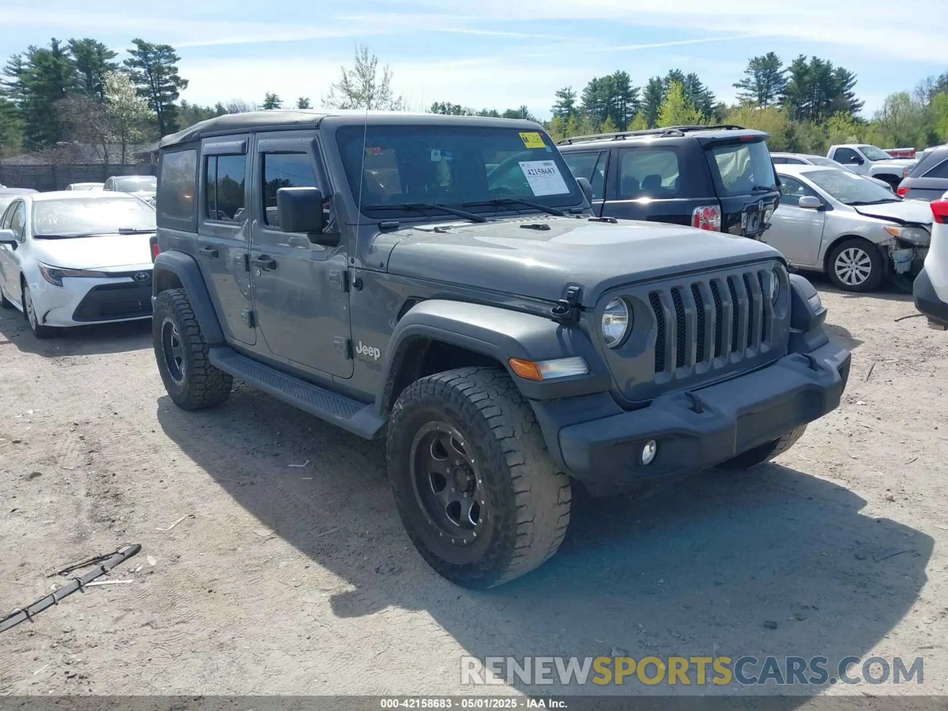 1 Фотография поврежденного автомобиля 1C4HJXDN7LW120040 JEEP WRANGLER UNLIMITED 2020